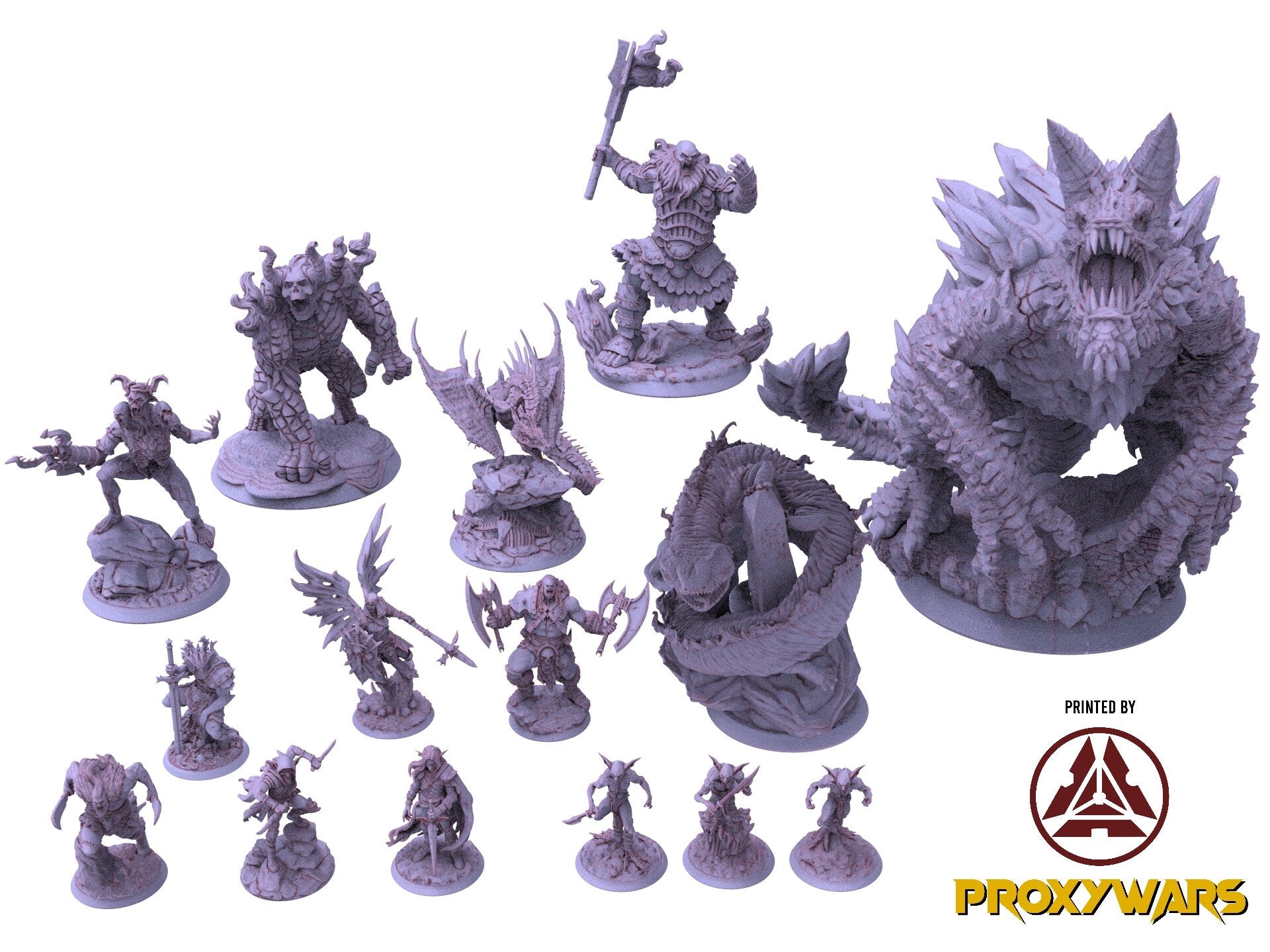 Rage Unbound - Enemy - Salamander 50mm, The Nightfall Cult, Ennemy, Flesh of Gods, for Wargames, Dungeons & Dragons TTRPG