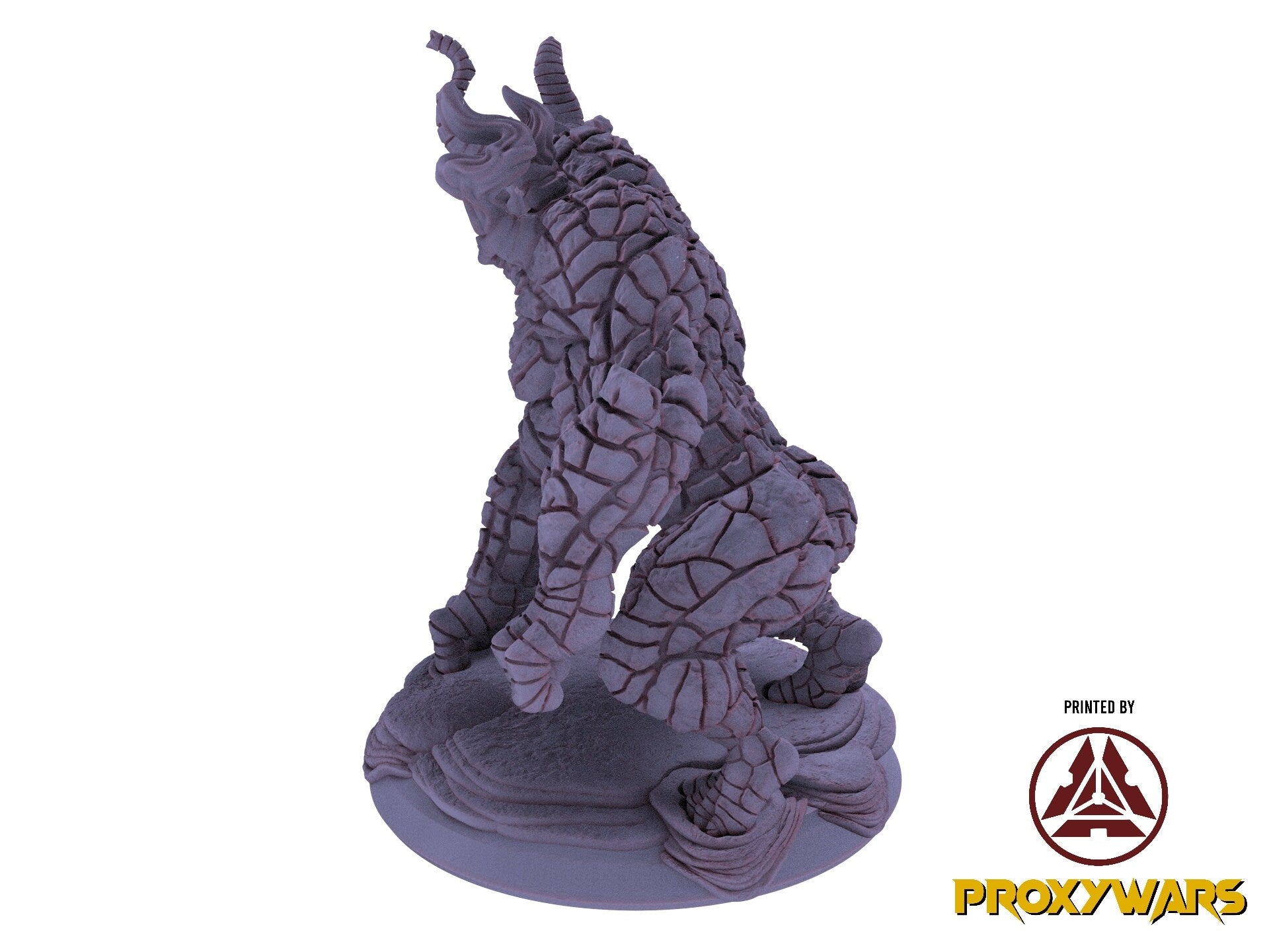 Rage Unbound - Enemy - Blazing Behemoth 75mm, The Nightfall Cult, Ennemy, Flesh of Gods, for Wargames, Dungeons & Dragons TTRPG