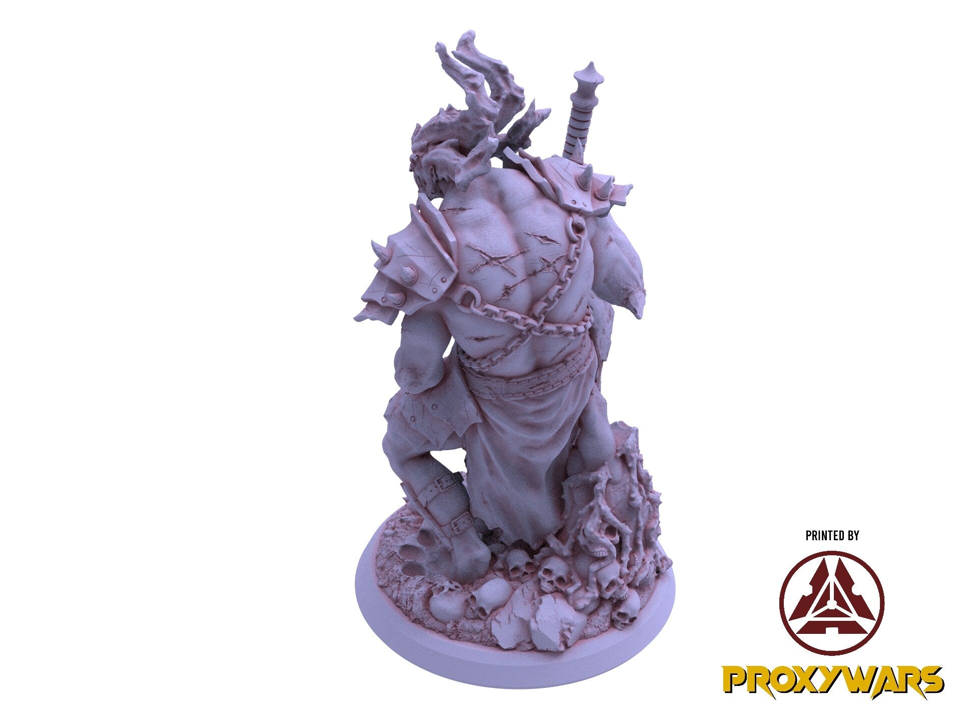 Rage Unbound - Enemy - Ragebound Demon 75mm, The Nightfall Cult, Ennemy, Flesh of Gods, for Wargames, Dungeons & Dragons TTRPG