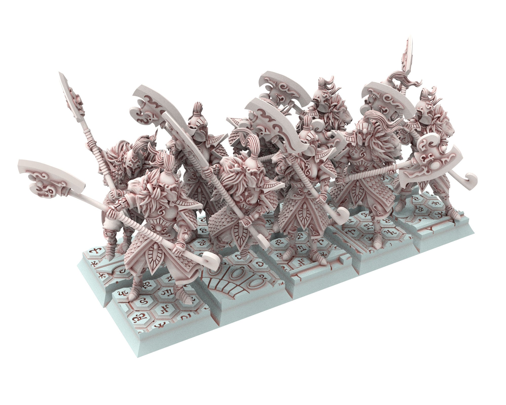 Hight Elves - 32mm Lion Guard Elite Unit, Fantasy elves, Insular Kingdom usable for 9th Age, Fantasy Battle, Oldhammer, King of war, D&D