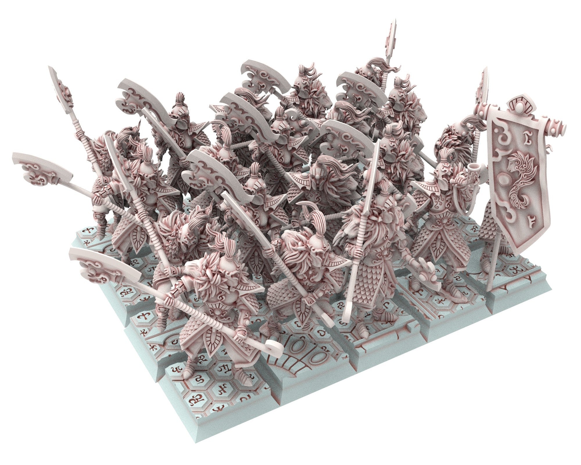 Hight Elves - 28mm Lion Guard Elite Unit, Fantasy elves, Insular Kingdom usable for 9th Age, Fantasy Battle, Oldhammer, King of war, D&D