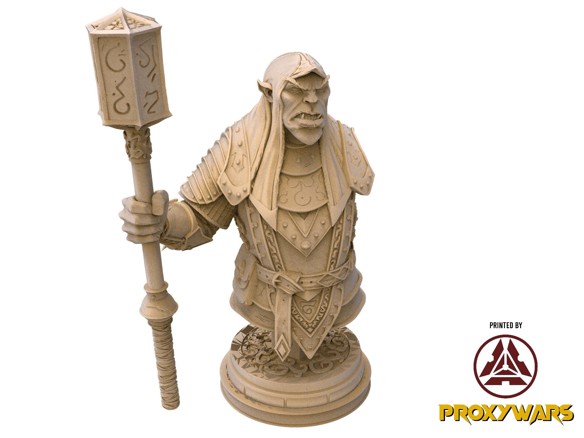 The Silent Sands - Enemy - Buried Golem 02 (50 mm), Awakened Shadow Flesh of Gods, for Wargames, Dungeons & Dragons TTRPG