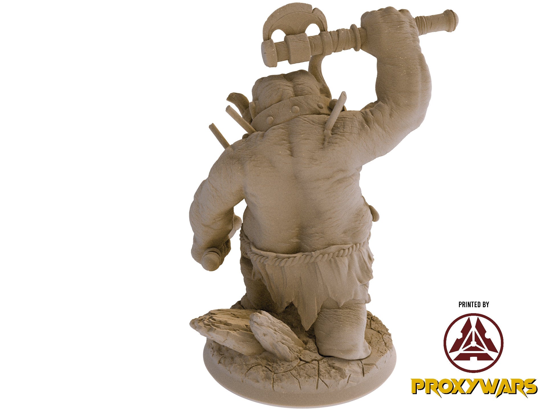 The Silent Sands - Enemy - Desert Troll (50 mm), Awakened Shadow Flesh of Gods, for Wargames, Dungeons & Dragons TTRPG