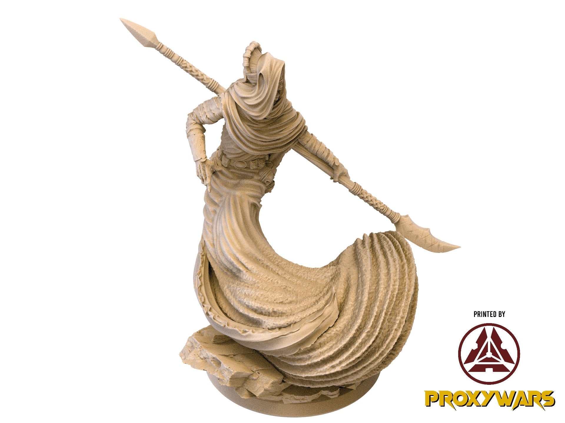 The Silent Sands - Enemy - Desert Wraith 01 (25 mm), Awakened Shadow Flesh of Gods, for Wargames, Dungeons & Dragons TTRPG