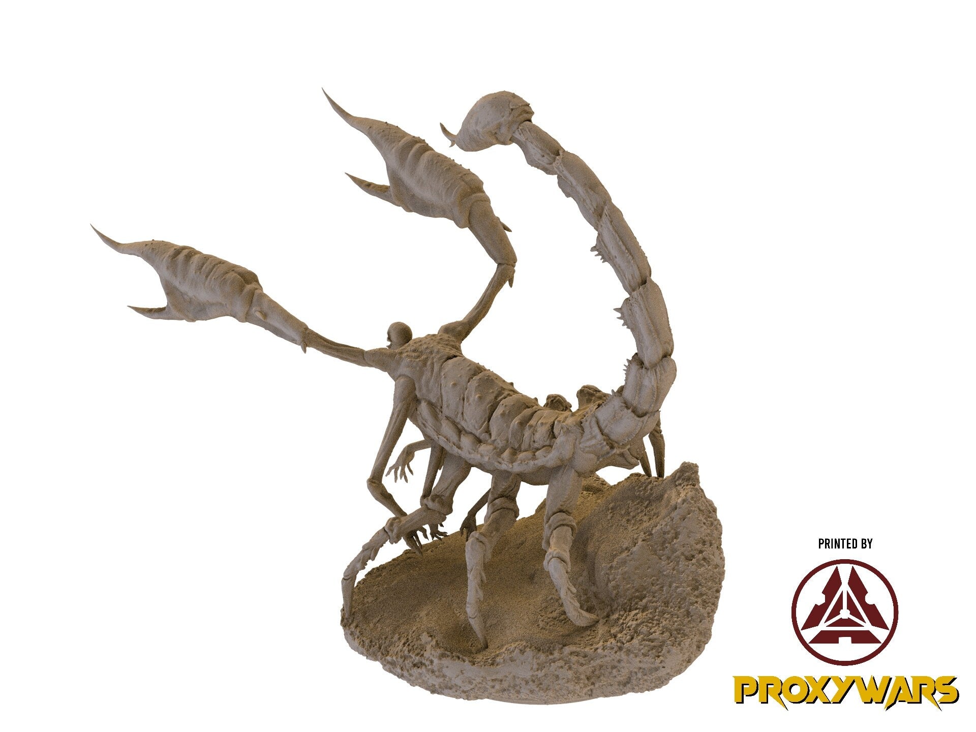 The Silent Sands - Enemy - Sand Scorpion (75 mm), Awakened Shadow Flesh of Gods, for Wargames, Dungeons & Dragons TTRPG