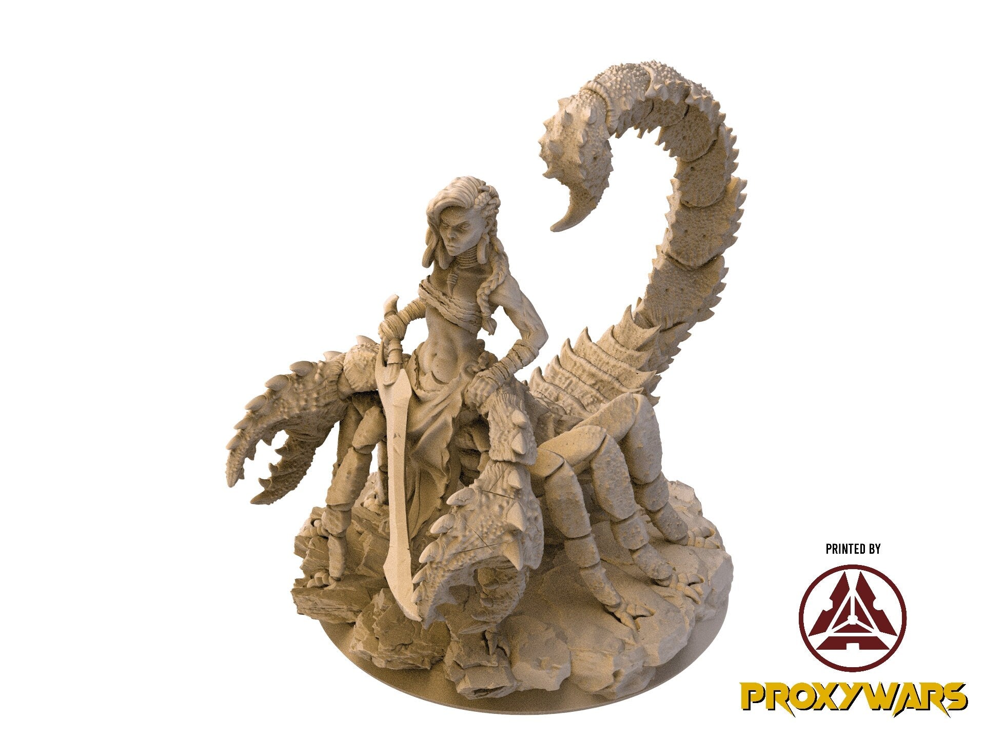 The Silent Sands - Enemy - Stinger - Female (50 mm), Awakened Shadow Flesh of Gods, for Wargames, Dungeons & Dragons TTRPG