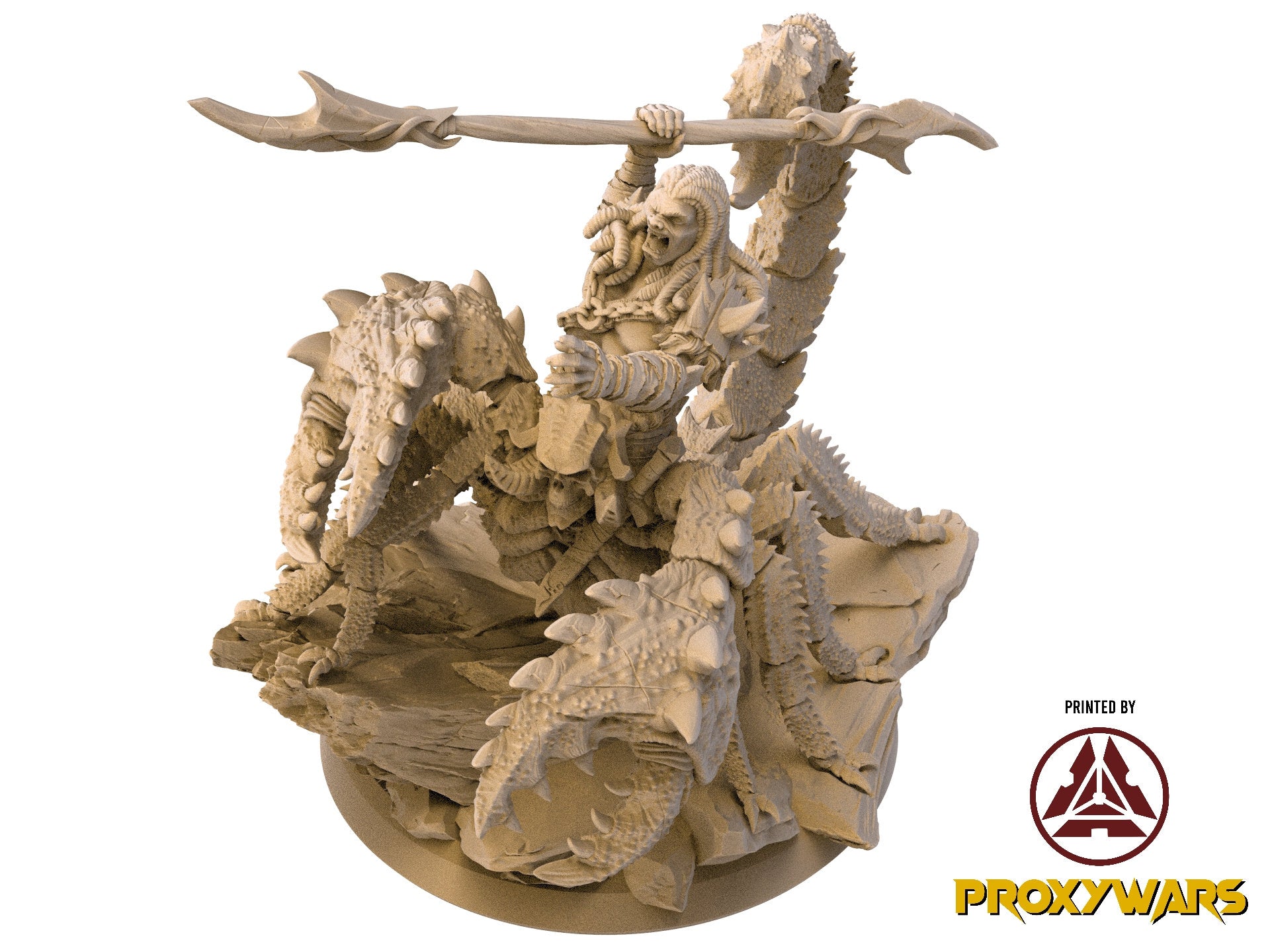 The Silent Sands - Enemy - The Buried King (25 mm), Awakened Shadow Flesh of Gods, for Wargames, Dungeons & Dragons TTRPG