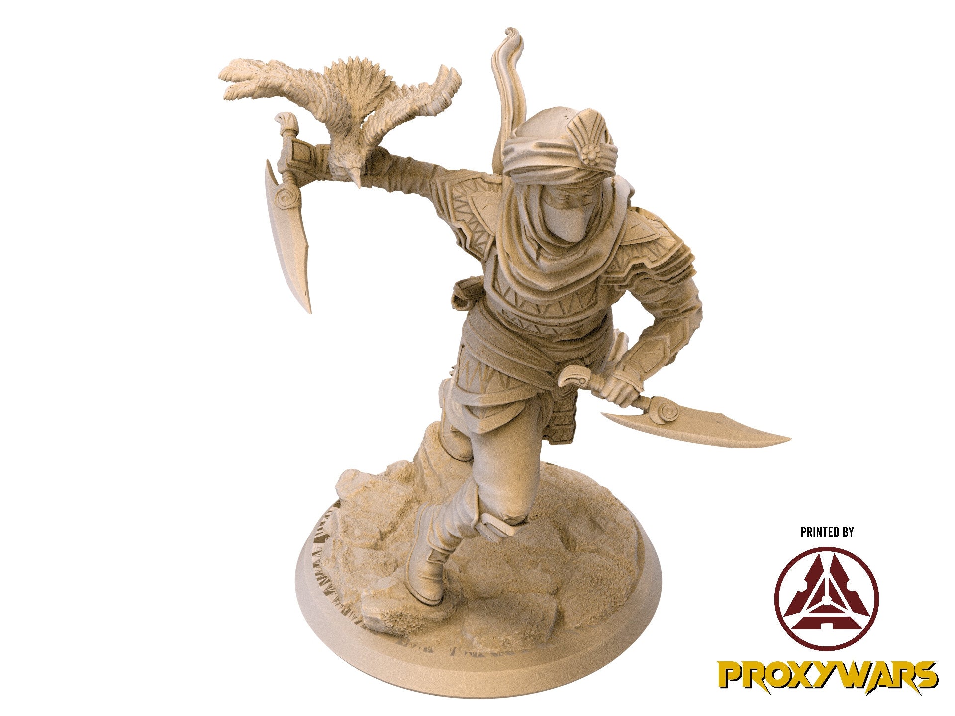 The Silent Sands - Hero - Seldanna, Sand Sorcerer (25 mm), Awakened Shadow Flesh of Gods, for Wargames, Dungeons & Dragons TTRPG