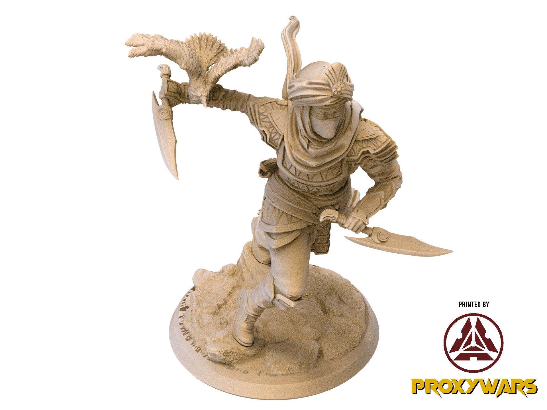 The Silent Sands - Enemy - The Sand Siren, Ghost Bard (75 mm), Awakened Shadow Flesh of Gods, for Wargames, Dungeons & Dragons TTRPG