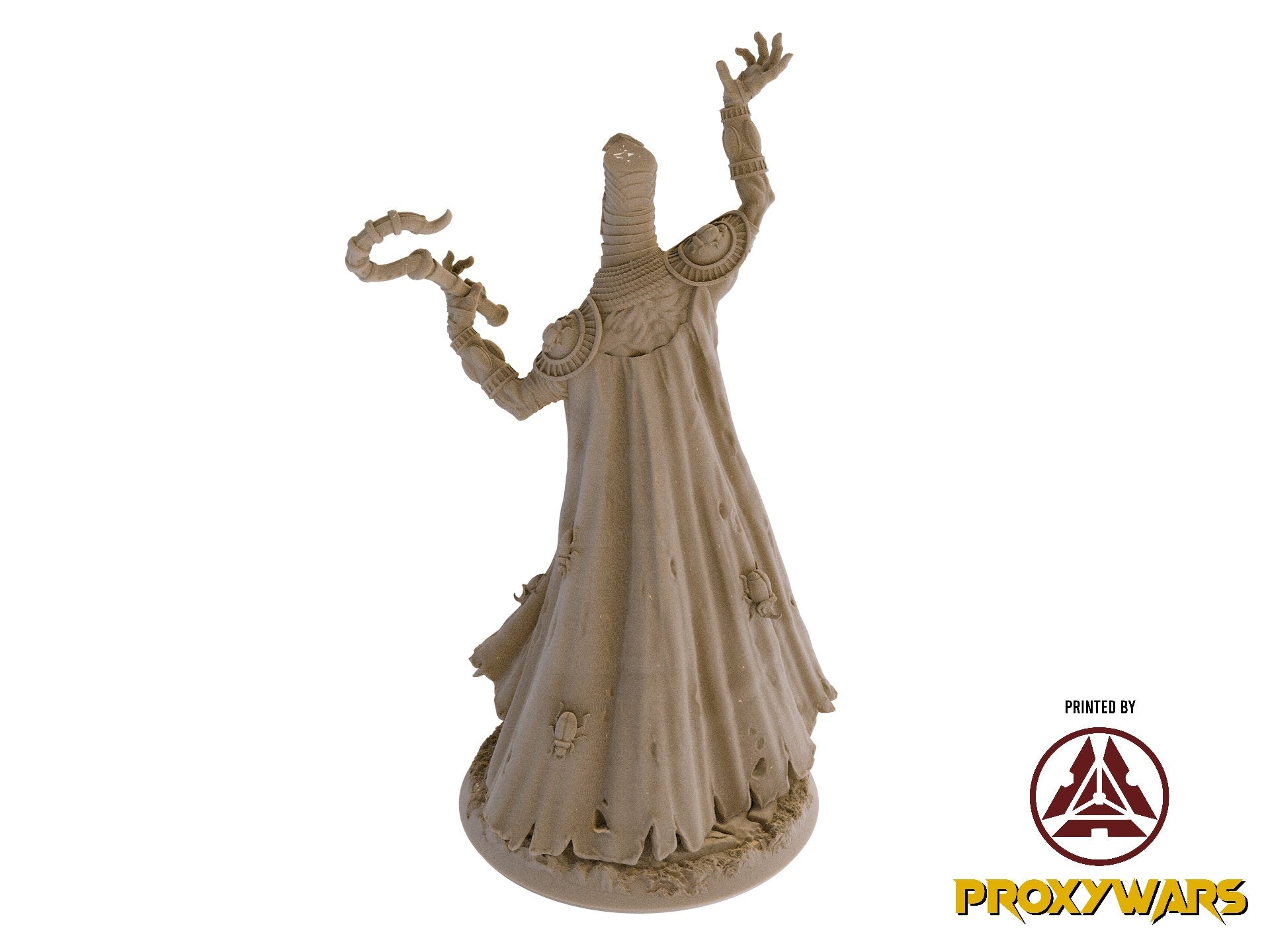 The Silent Sands - Enemy - The Buried King (25 mm), Awakened Shadow Flesh of Gods, for Wargames, Dungeons & Dragons TTRPG