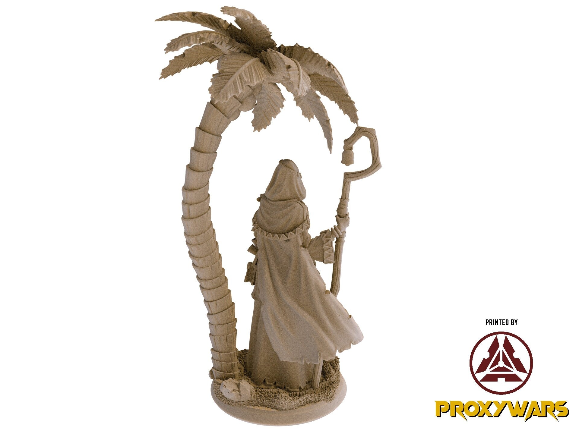 The Silent Sands - NPC - Lura, The Oasis Priest (25 mm), Awakened Shadow Flesh of Gods, for Wargames, Dungeons & Dragons TTRPG