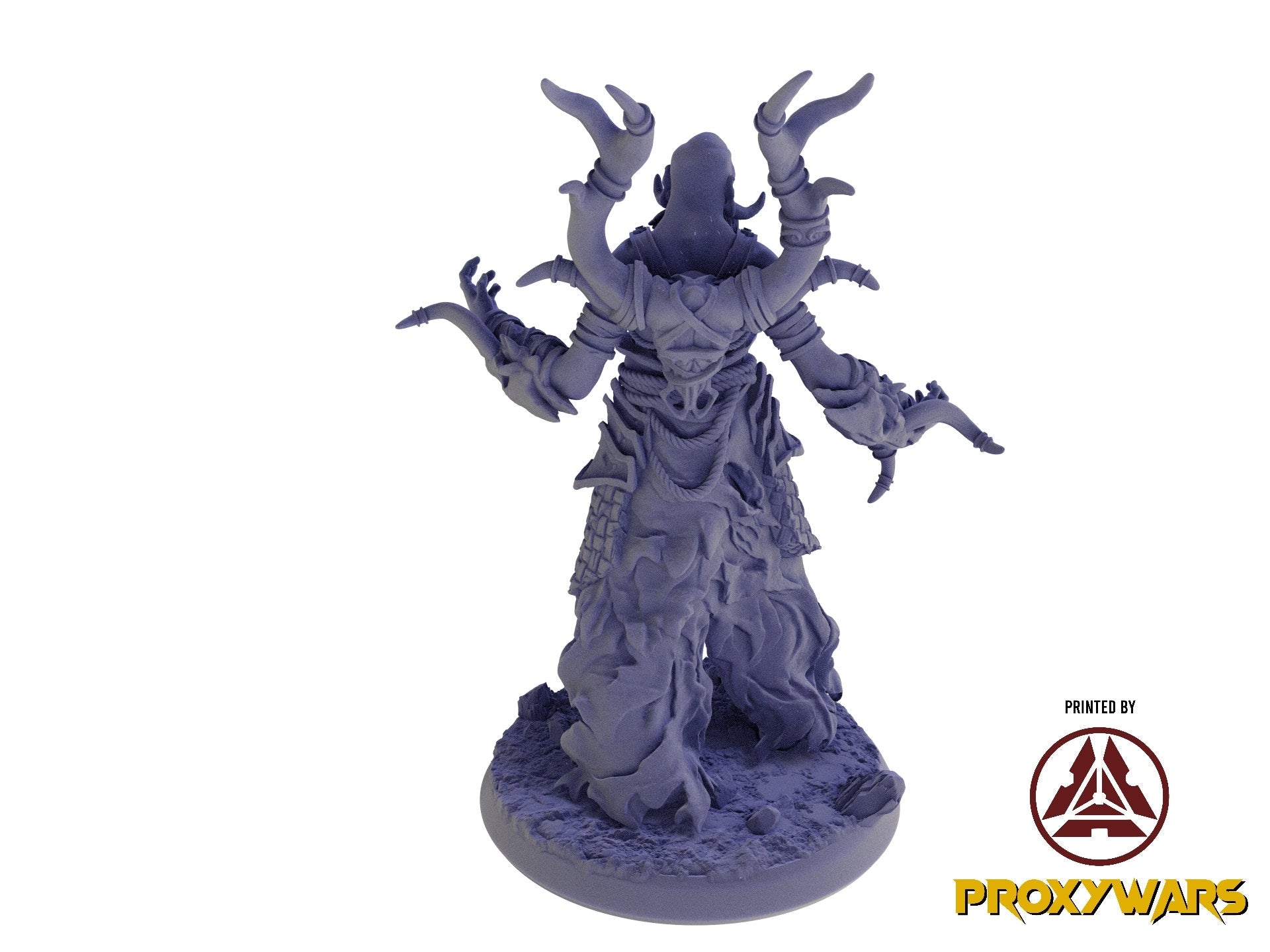 A Stormforged Heaven - Boss - Zetnir, The Curse Of The Storm (75 mm), quest for glory, Flesh of Gods, for Wargames, Dungeons & Dragons TTRPG