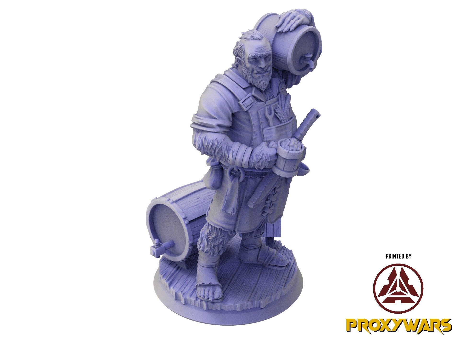 A Stormforged Heaven - NPC - Dremot, Voice Of The Mountain (25 mm), quest for glory, Flesh of Gods, for Wargames, Dungeons & Dragons TTRPG