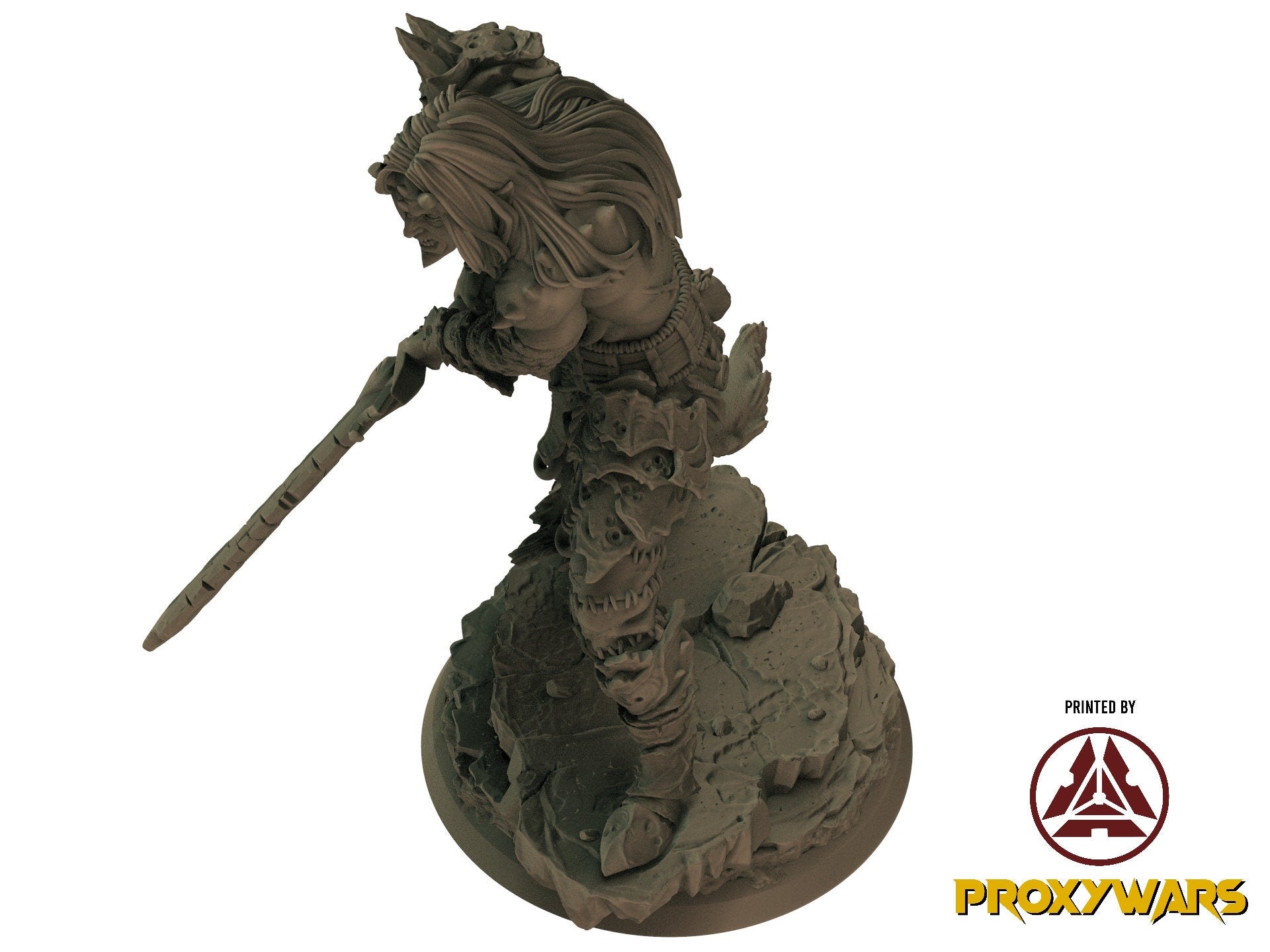 A Stormforged Heaven - Enemy - Arbane, The Green Sentinel (75 mm), quest for glory, Flesh of Gods, for Wargames, Dungeons & Dragons TTRPG