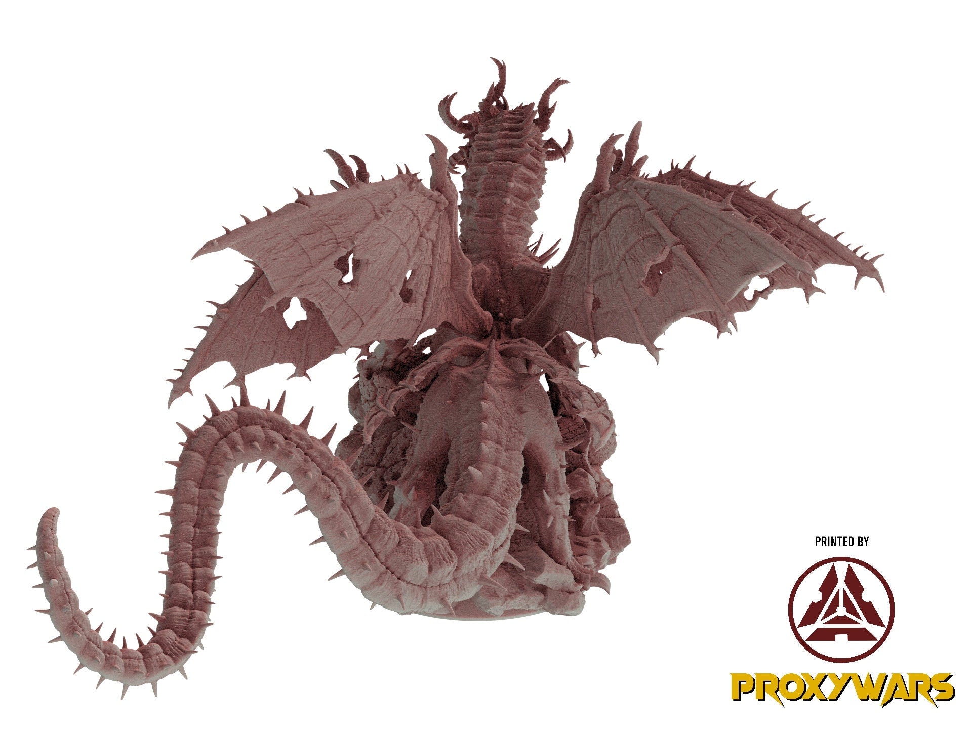 The Shadow Conclave - Boss - Eldritch Dragon (100 mm), quest for glory, Flesh of Gods, for Wargames, Dungeons & Dragons TTRPG