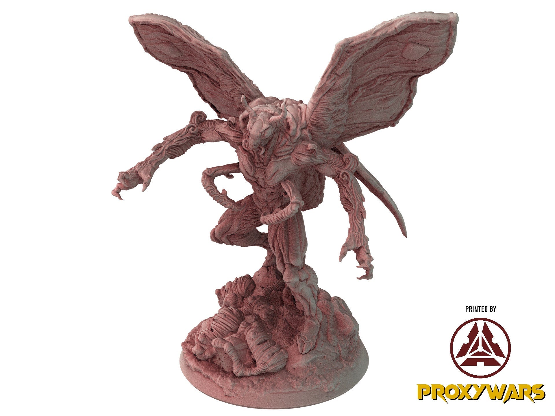 The Shadow Conclave - Ennemy - Gloomwing Moth (50 mm), quest for glory, Flesh of Gods, for Wargames, Dungeons & Dragons TTRPG