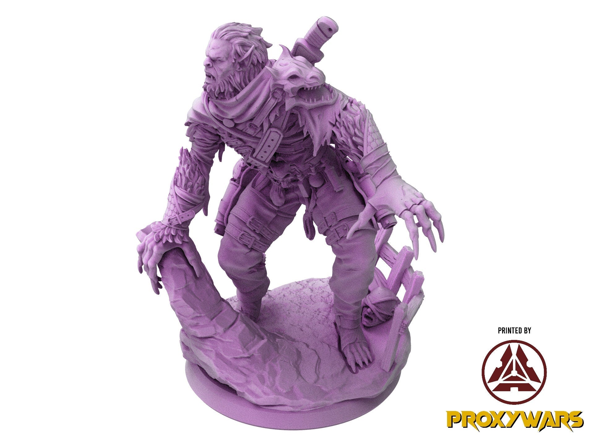 The Untamed Frontier - Enemy - Canyon Howler (Large - 50 mm), Flesh of Gods, for Wargames, Dungeons & Dragons TTRPG