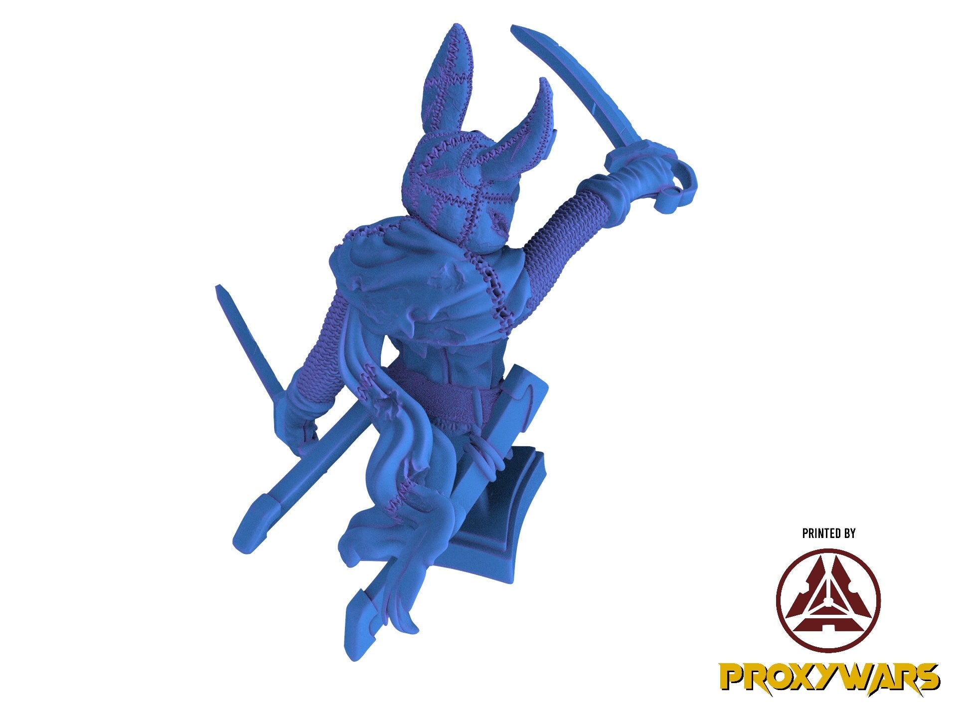 The Elves From The Highlands - Bust - The Bunny Killer, protectors of their home, Flesh of Gods, for Wargames, Dungeons & Dragons TTRPG