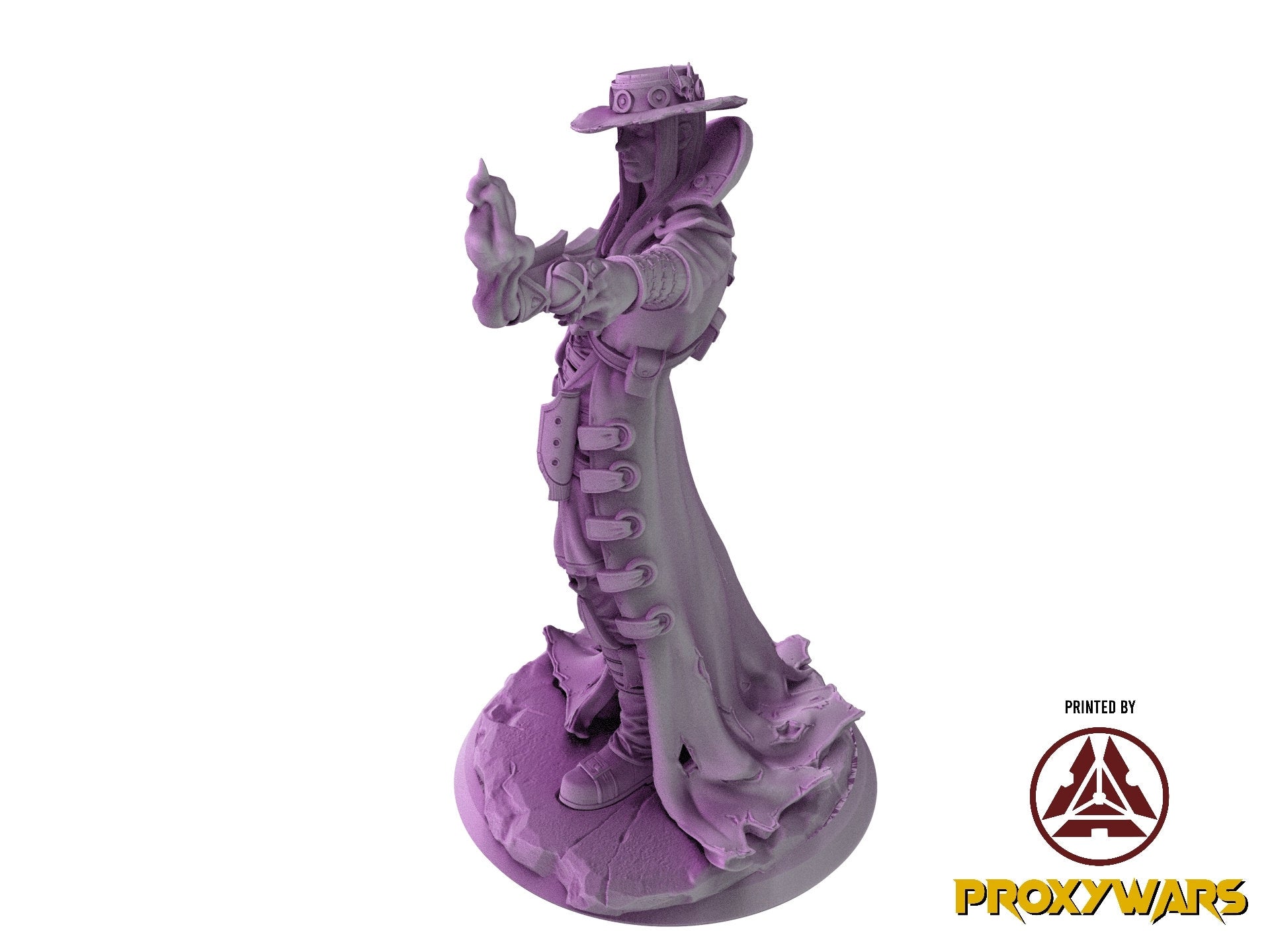 The Untamed Frontier - Hero - Asher, The Midnight Duelist (Medium - 25 mm), Flesh of Gods, for Wargames, Dungeons & Dragons TTRPG