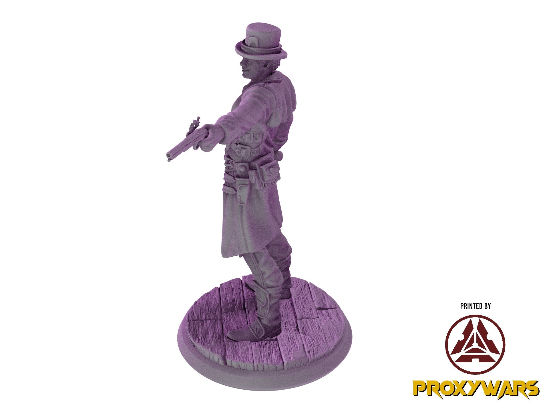 The Untamed Frontier - Hero - Asher, The Midnight Duelist (Medium - 25 mm), Flesh of Gods, for Wargames, Dungeons & Dragons TTRPG