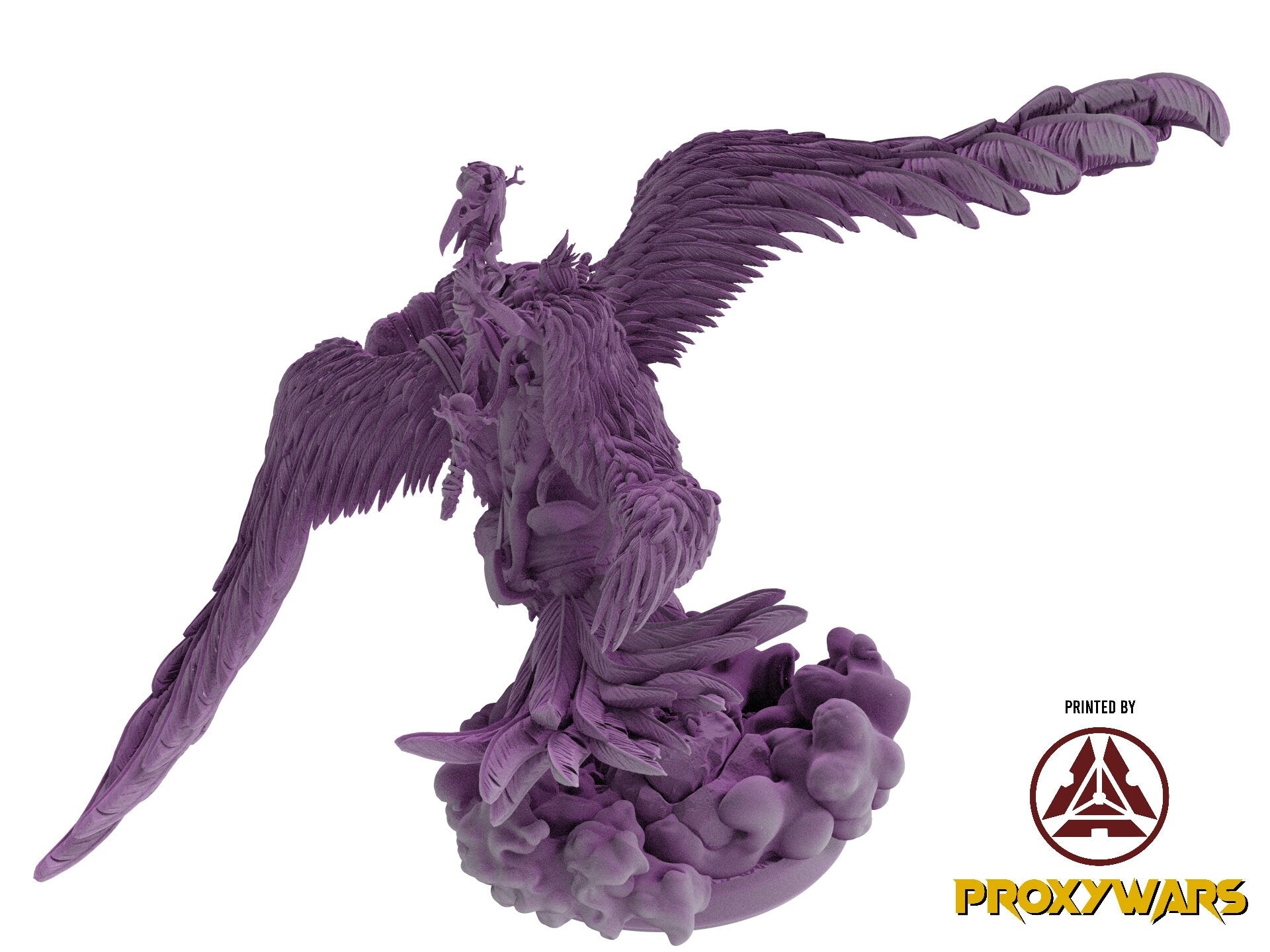 The Untamed Frontier - Enemy - Vulture Coven Witch - Mounted (Large - 50 mm), Flesh of Gods, for Wargames, Dungeons & Dragons TTRPG