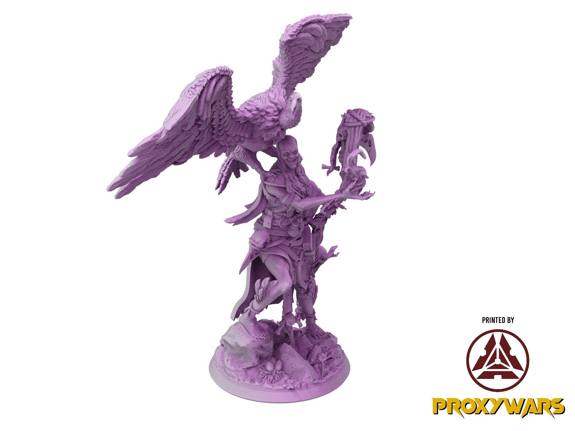 The Untamed Frontier - Enemy - Vulture Coven Witch (Medium - 25 mm), Flesh of Gods, for Wargames, Dungeons & Dragons TTRPG