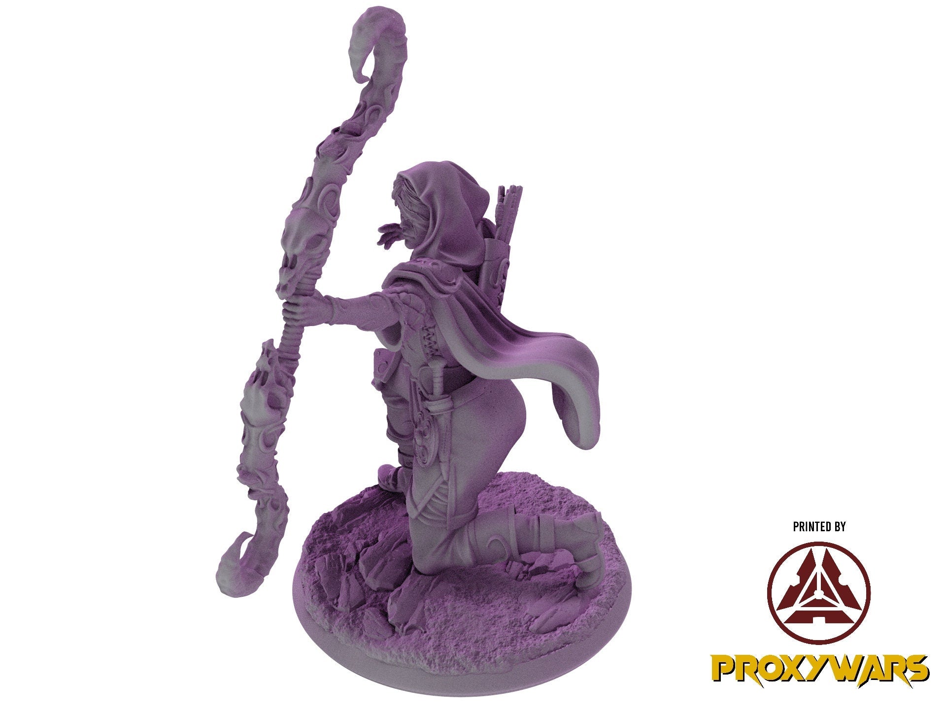 The Untamed Frontier - Hero - Eveline, Shadow's Aim (Medium - 25 mm), Flesh of Gods, for Wargames, Dungeons & Dragons TTRPG