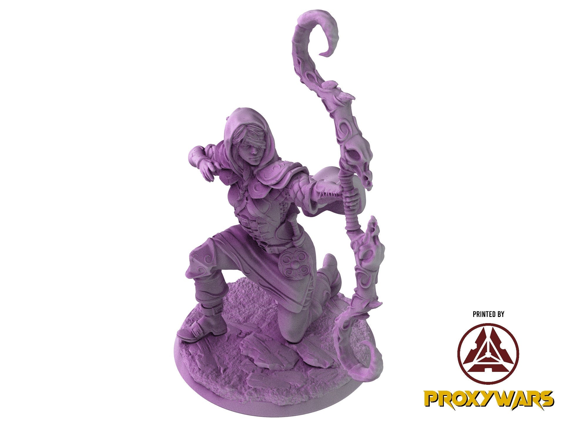 The Untamed Frontier - Hero - Eveline, Shadow's Aim (Medium - 25 mm), Flesh of Gods, for Wargames, Dungeons & Dragons TTRPG