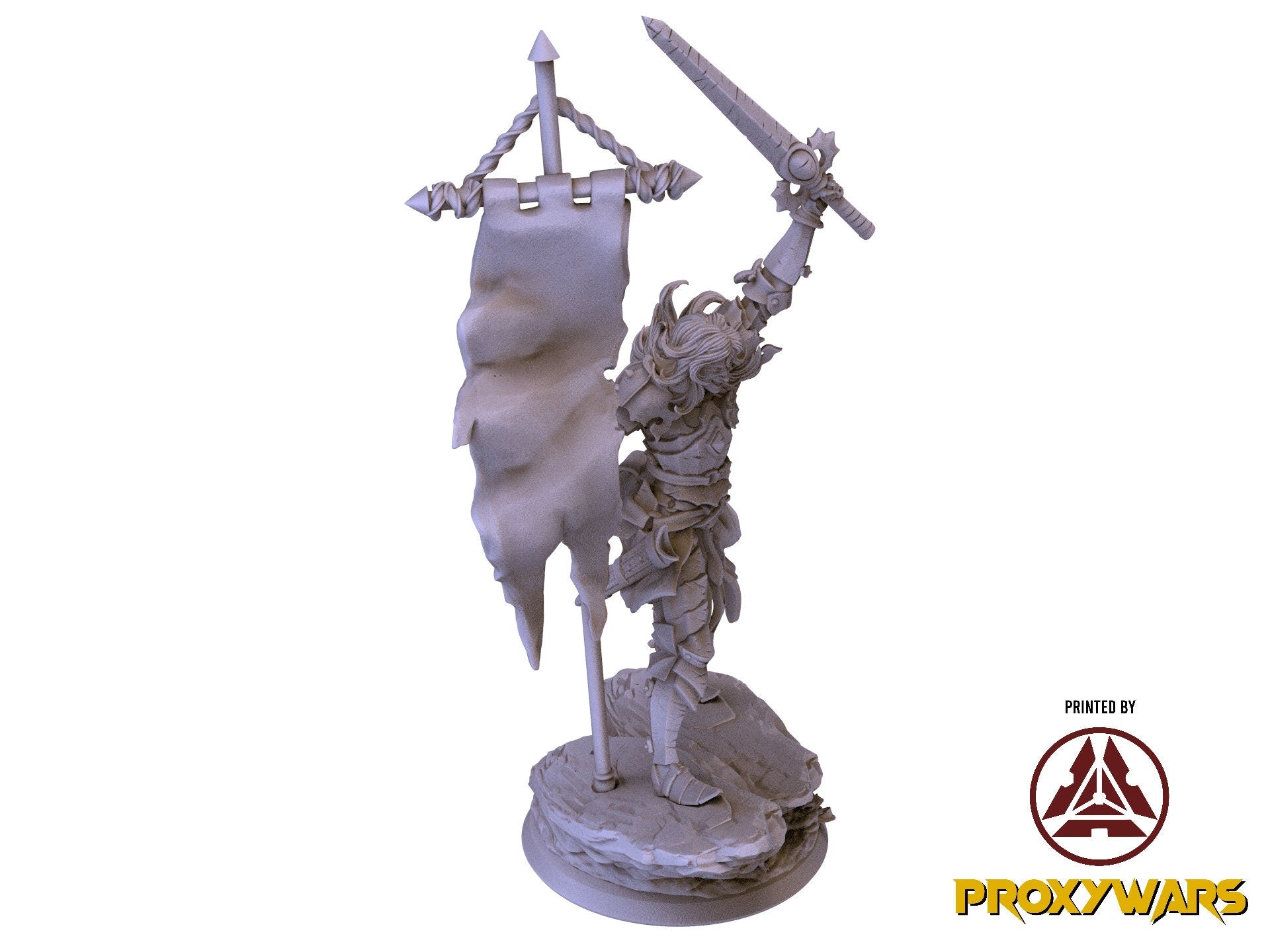 The Crimson Calamity - Enemy - Prya, Dragon Highmaster 75mm, Flesh of Gods, for Wargames, Dungeons & Dragons TTRPG