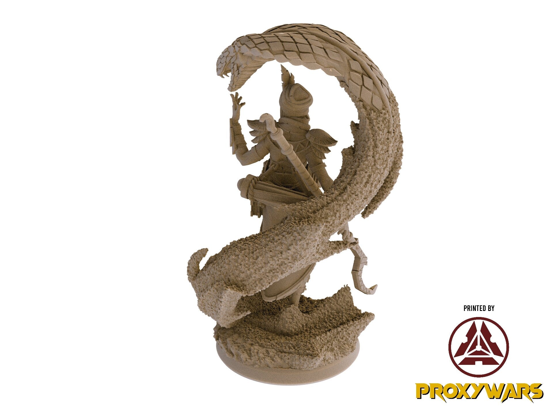 The Silent Sands - Hero - Seldanna, Sand Sorcerer (75 mm), Awakened Shadow Flesh of Gods, for Wargames, Dungeons & Dragons TTRPG