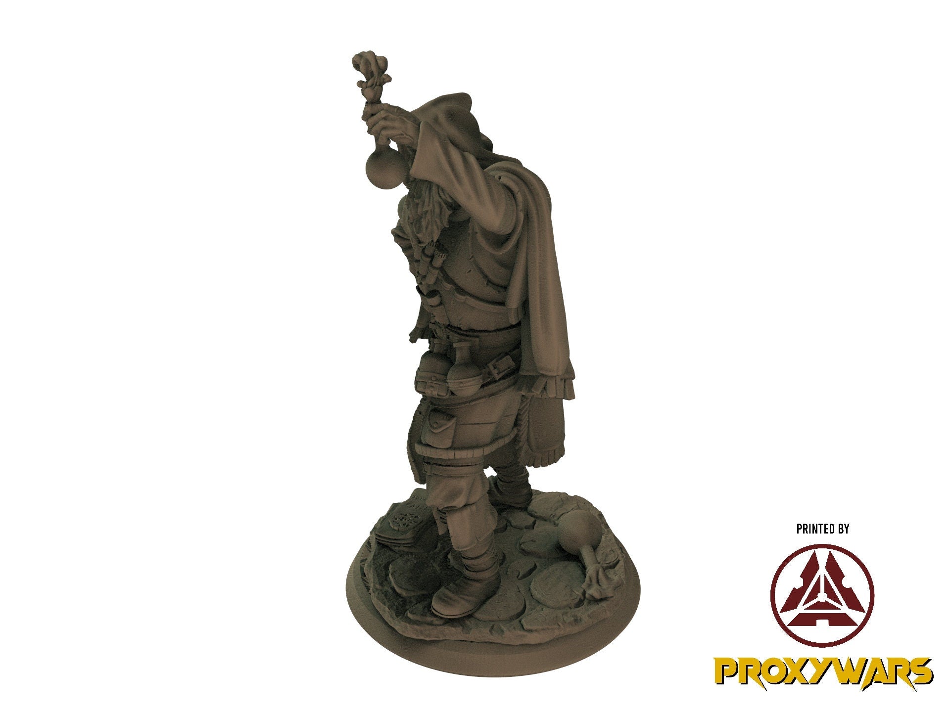 A Stormforged Heaven - Hero - Exiled Alchemist (75 mm), quest for glory, Flesh of Gods, for Wargames, Dungeons & Dragons TTRPG