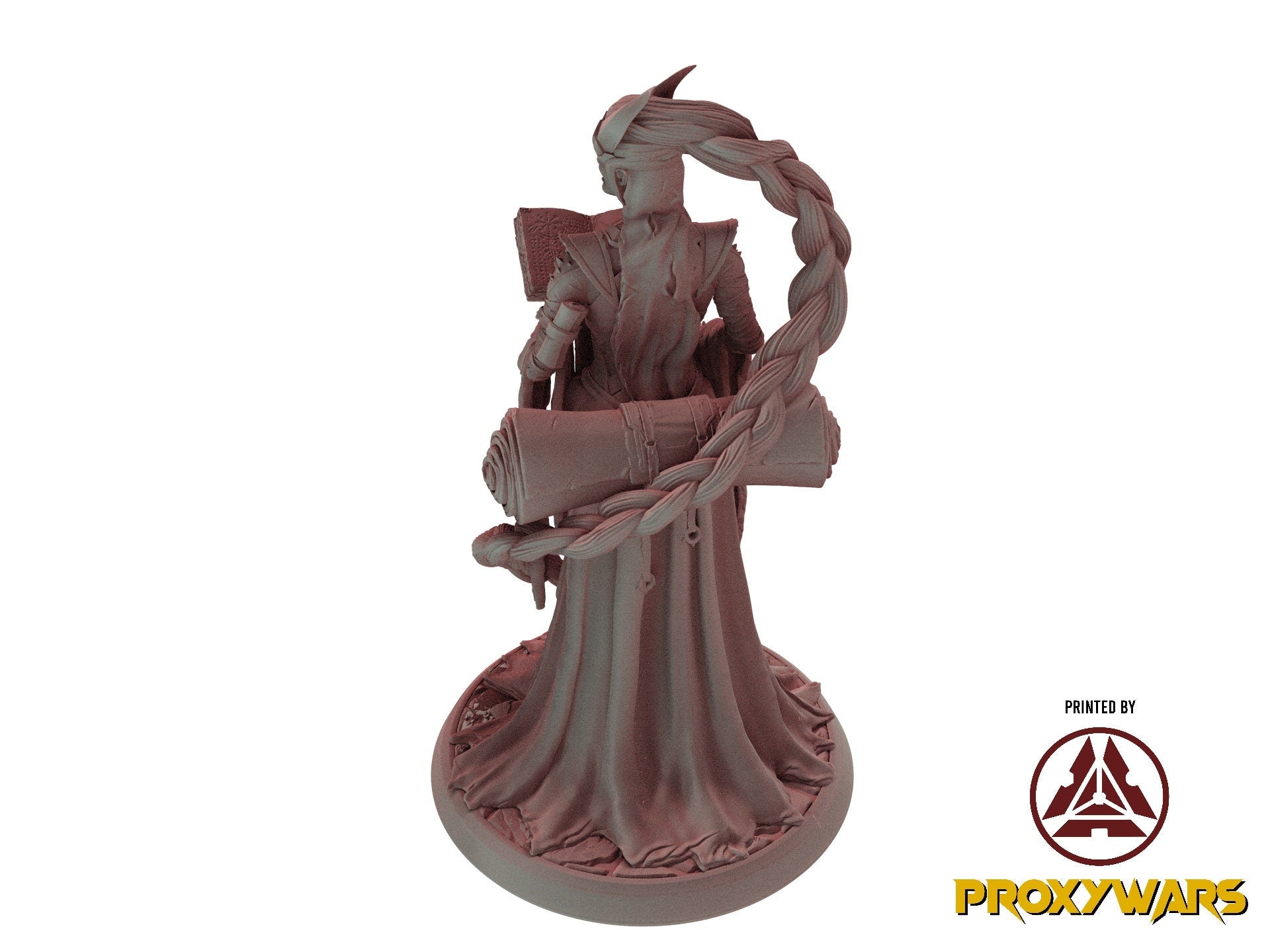 The Shadow Conclave - Hero - Isolde, The Cursed Oracle (75 mm), quest for glory, Flesh of Gods, for Wargames, Dungeons & Dragons TTRPG