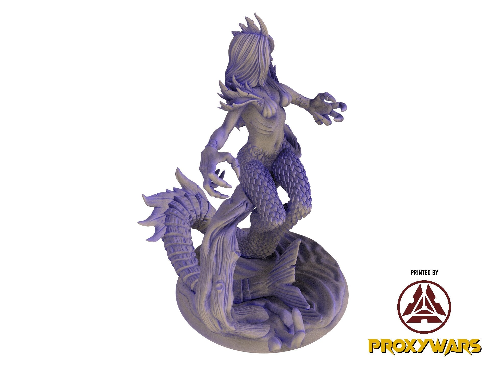 The Eternal Storm - Enemy - Abyssal Mermaid (25 mm), quest for glory, Flesh of Gods, for Wargames, Dungeons & Dragons TTRPG