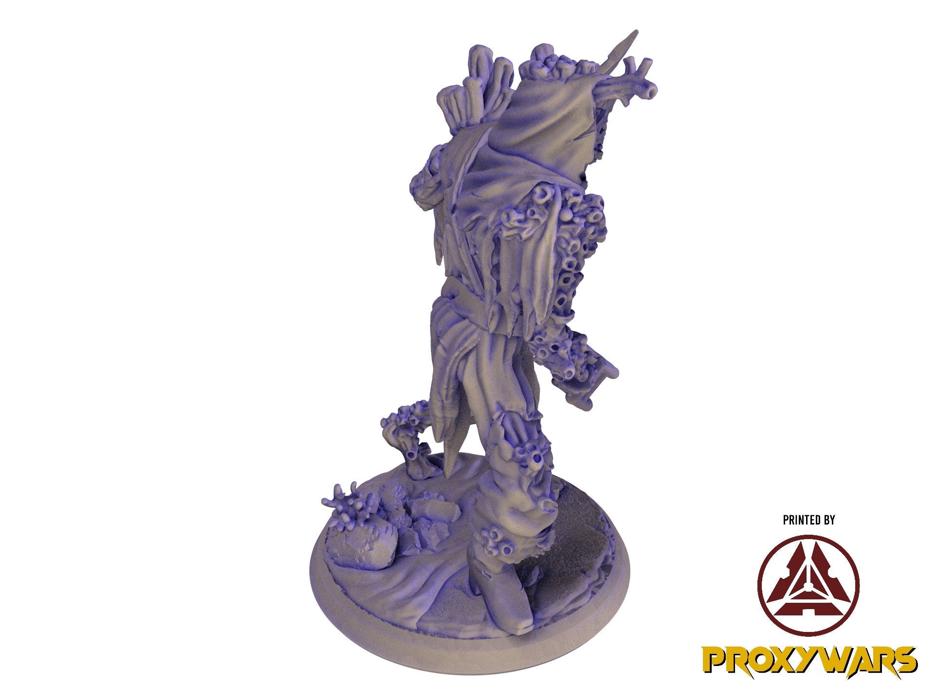 The Eternal Storm - Enemy - Kraken Priest (25 mm), quest for glory, Flesh of Gods, for Wargames, Dungeons & Dragons TTRPG