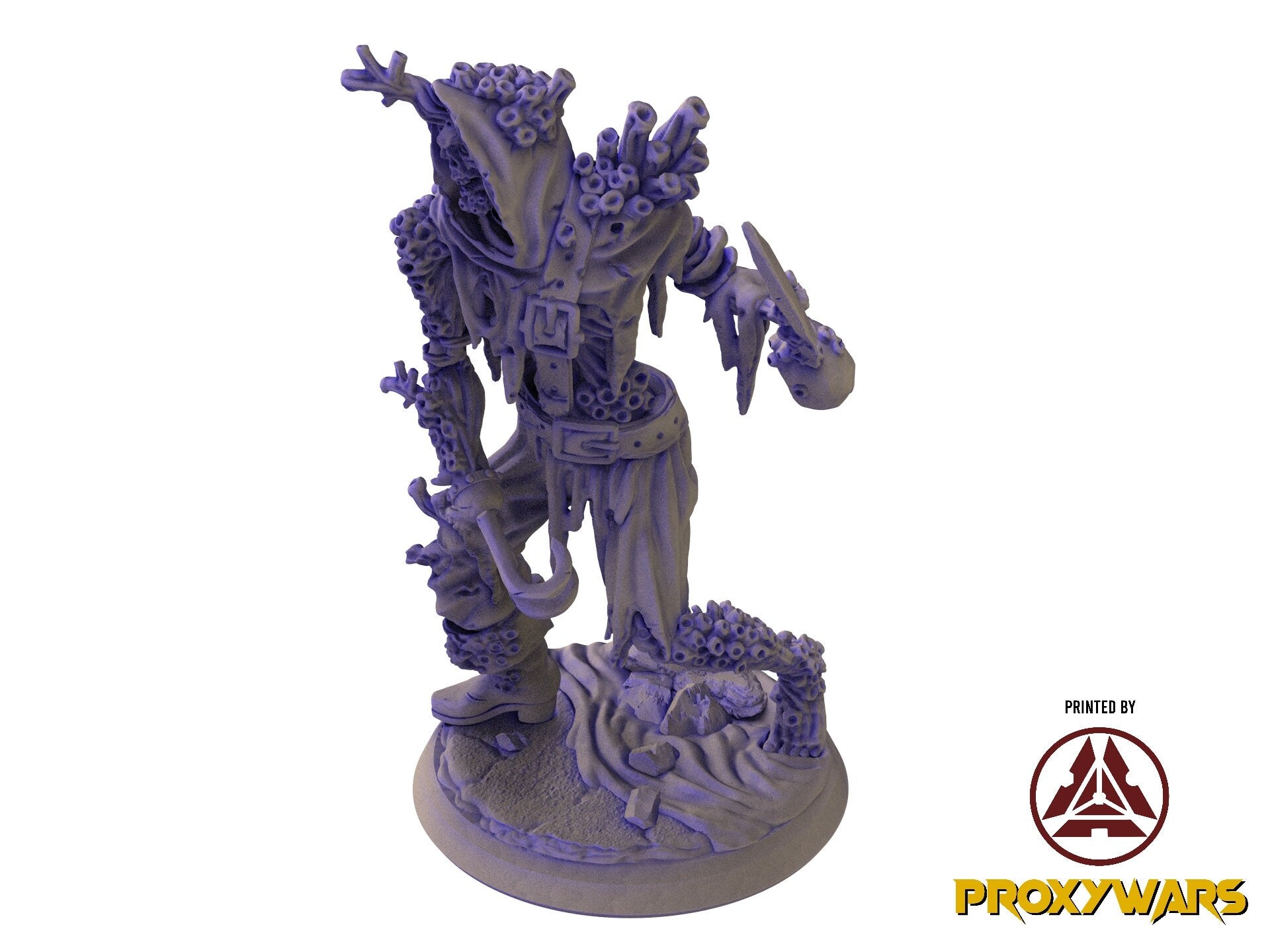 The Eternal Storm - Enemy - Drowned Assassin (25 mm), quest for glory, Flesh of Gods, for Wargames, Dungeons & Dragons TTRPG