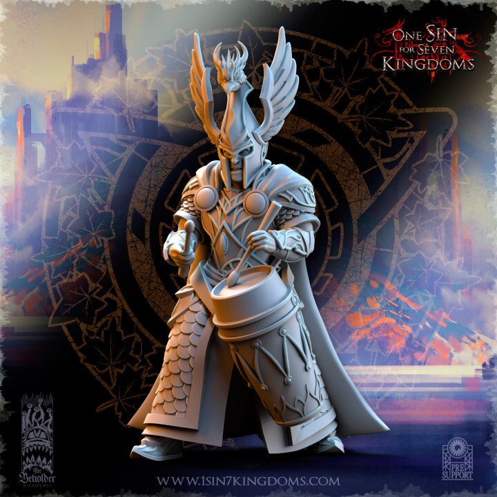 Hight Elves - Silvermoor - Searing Bird Guardians, Fantasy elves, usable for 9th Age, Fantasy Battle, Oldhammer, King of war