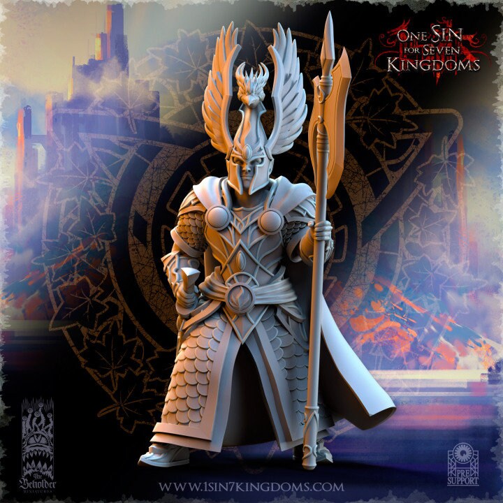 Hight Elves - Silvermoor - Searing Bird Guardians, Fantasy elves, usable for 9th Age, Fantasy Battle, Oldhammer, King of war