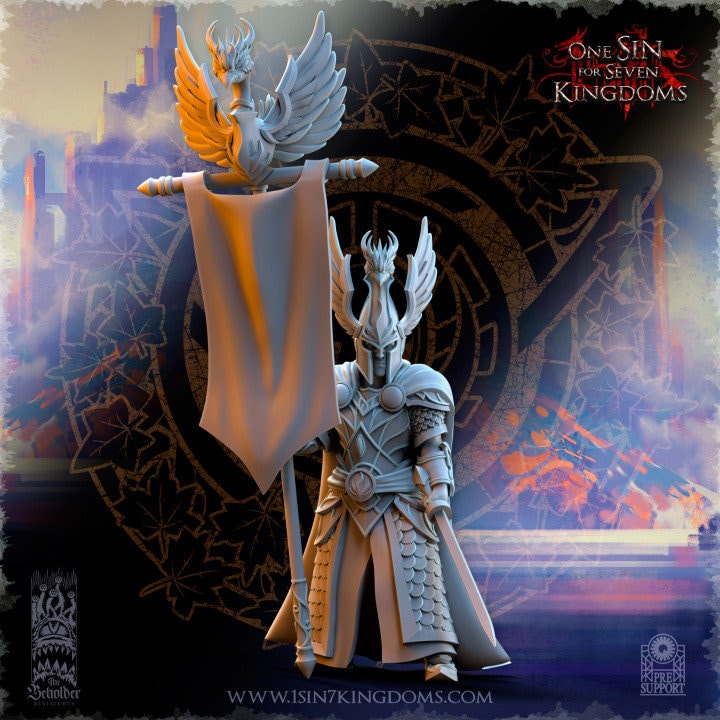 Hight Elves - Silvermoor - Searing Bird Guardians, Fantasy elves, usable for 9th Age, Fantasy Battle, Oldhammer, King of war