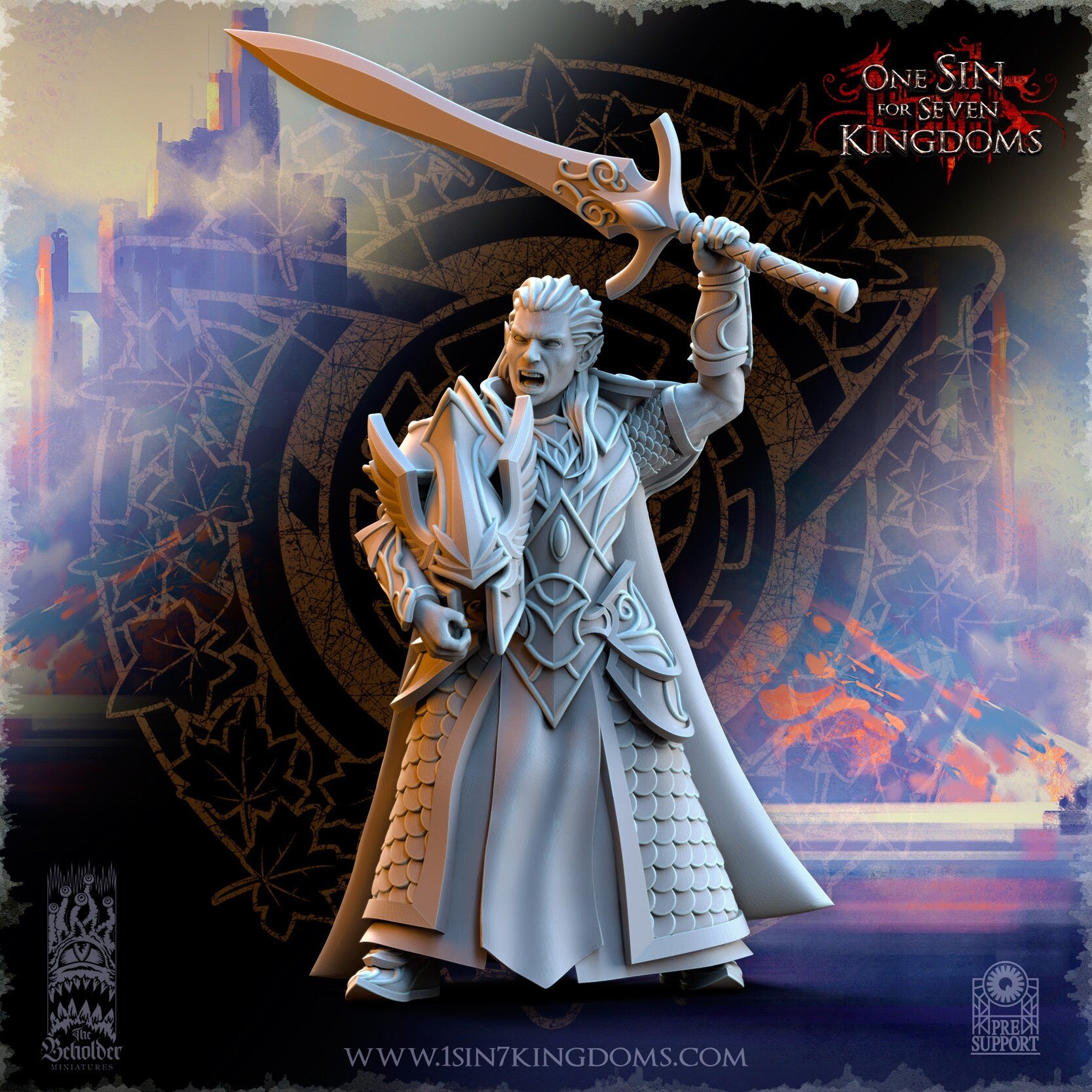 Hight Elves - Silvermoor - Blades of Ashur, Fantasy elves, usable for 9th Age, Fantasy Battle, Oldhammer, King of war