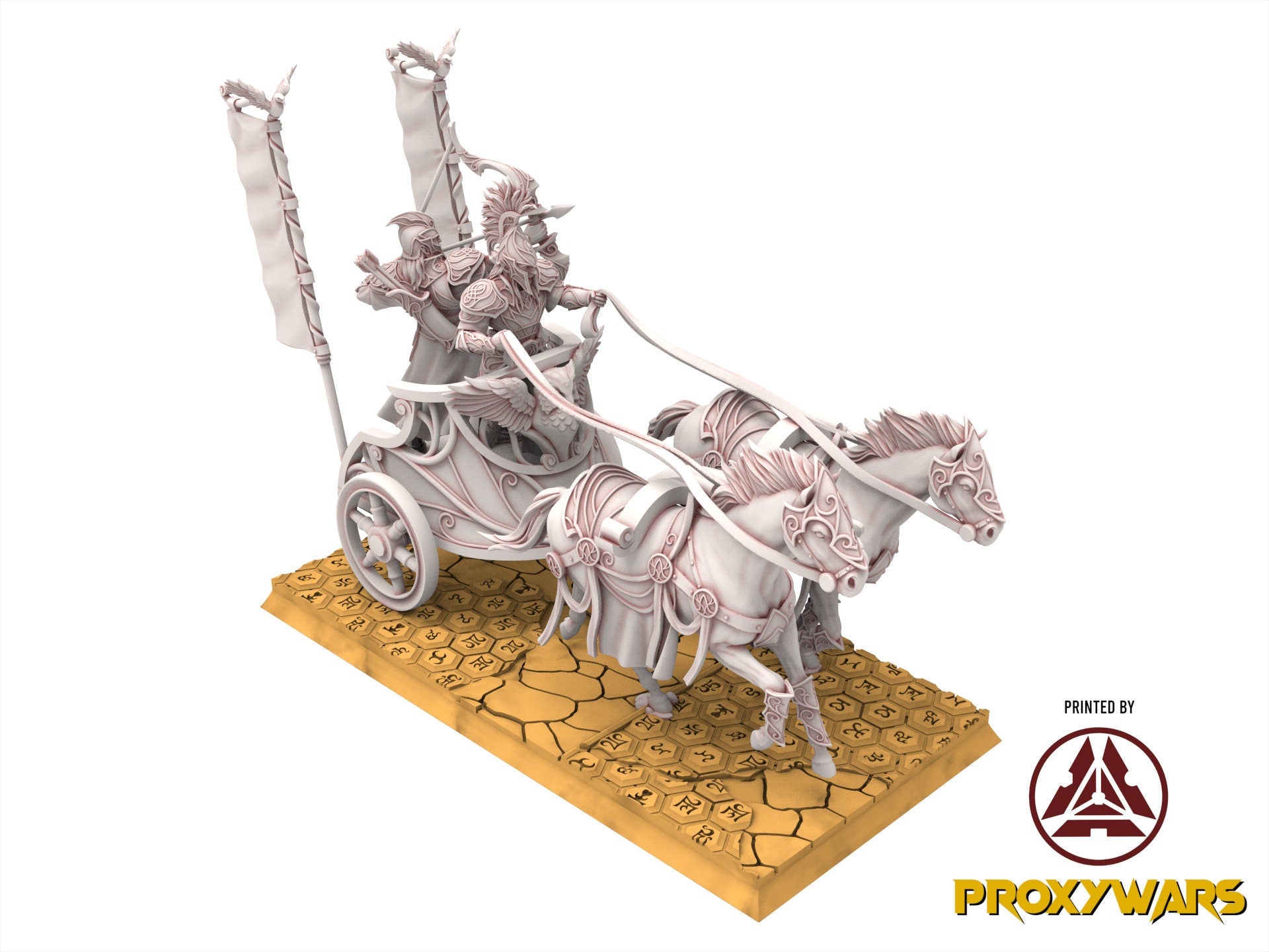 Hight Elves - Silvermoor - Light Chariot, Fantasy elves, usable for 9th Age, Fantasy Battle, Oldhammer, King of war