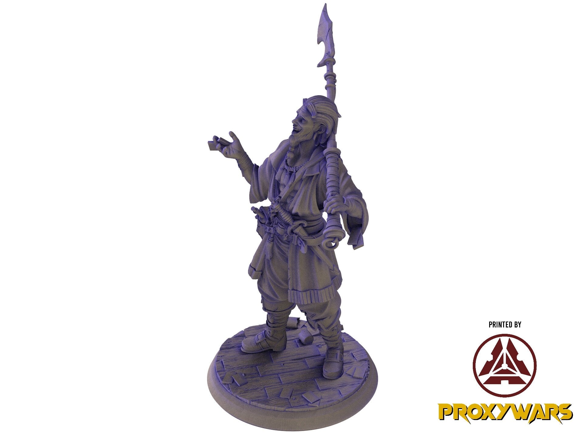 The Eternal Storm - Hero - Cassius 'Luck Charmer' (75 mm), quest for glory, Flesh of Gods, for Wargames, Dungeons & Dragons TTRPG