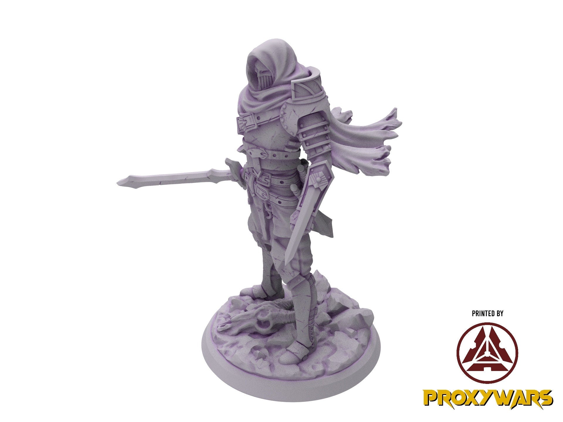 The Gates Of Despair - Hero - Gormon, Twilight Sentinel (75 mm), quest for glory, Flesh of Gods, for Wargames, Dungeons & Dragons TTRPG