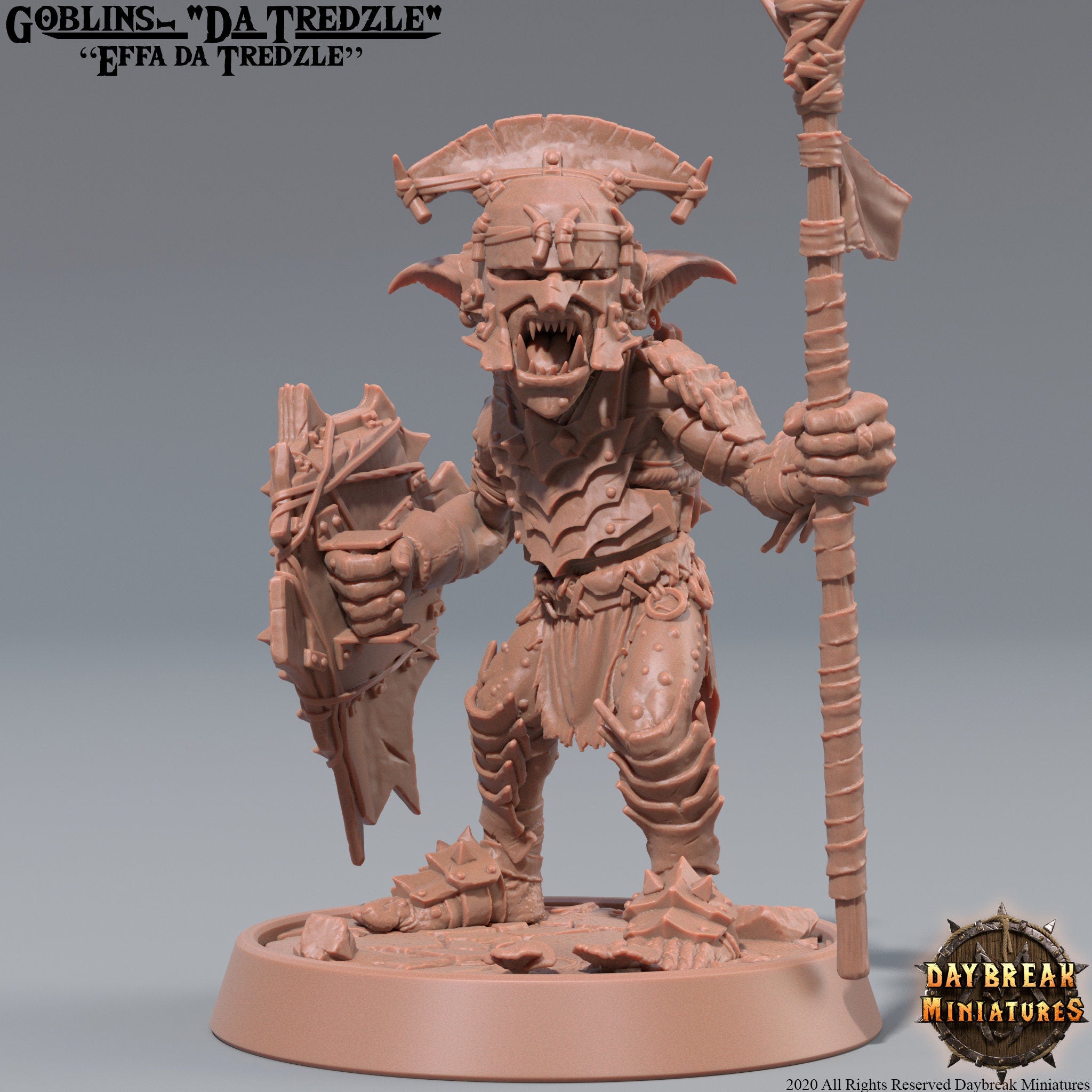 Goblins da Tredzle - Benjagr da Tredzle, quest for glory, DayBreak Miniatures, for Wargames, Dungeons & Dragons TTRPG