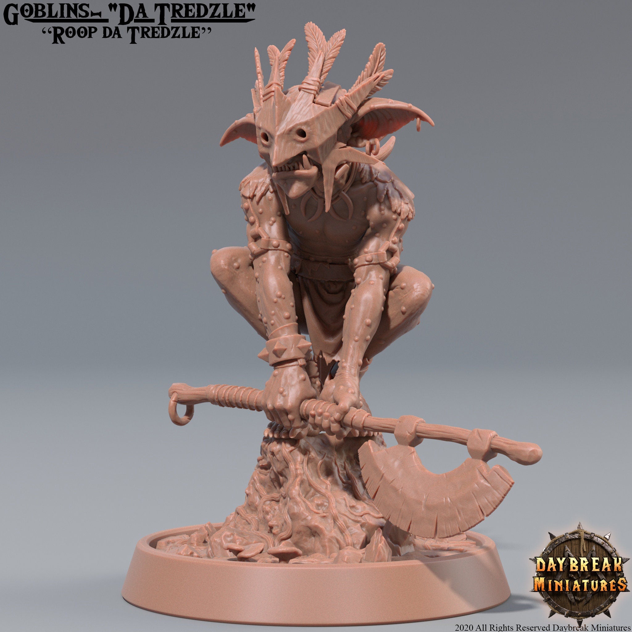 Goblins da Tredzle - Stockus, quest for glory, DayBreak Miniatures, for Wargames, Dungeons & Dragons TTRPG