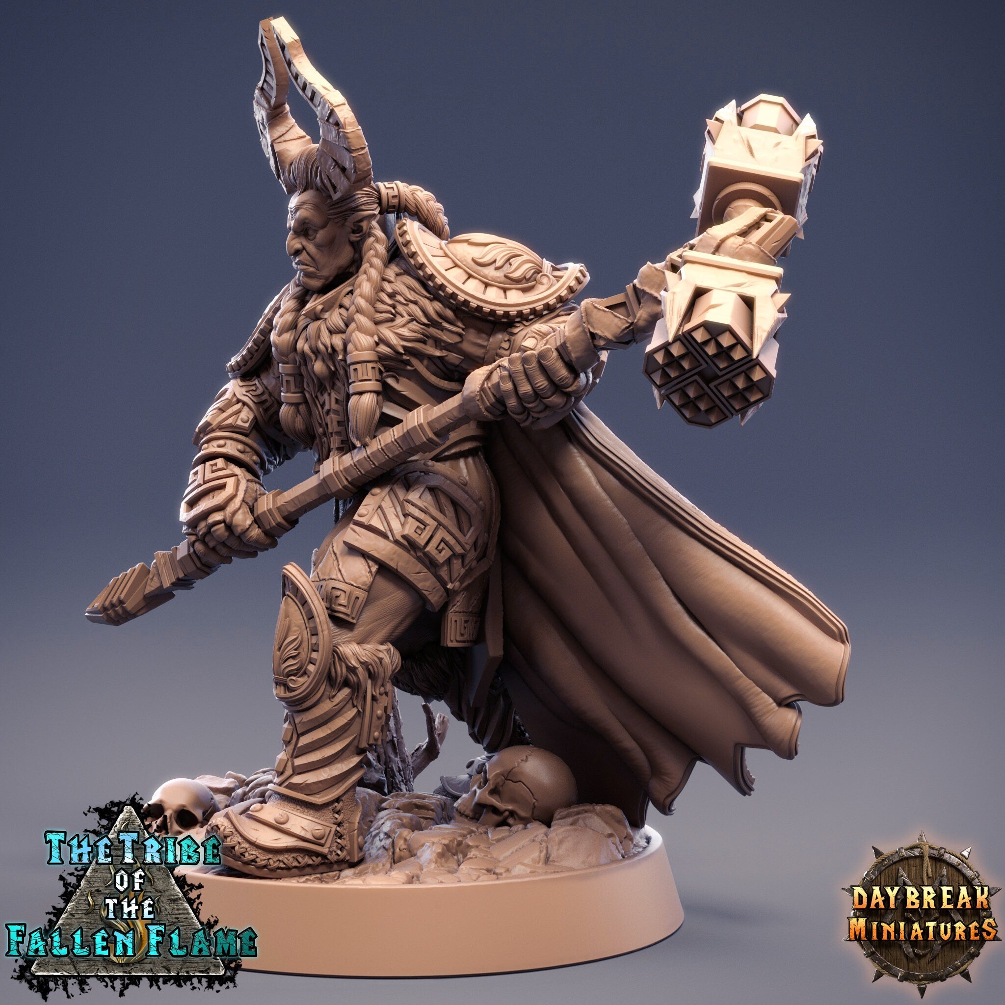 The Tribe Of The Fallen Flame - Gorden Shadowcaster, quest for glory, DayBreak Miniatures, for Wargames, Dungeons & Dragons TTRPG