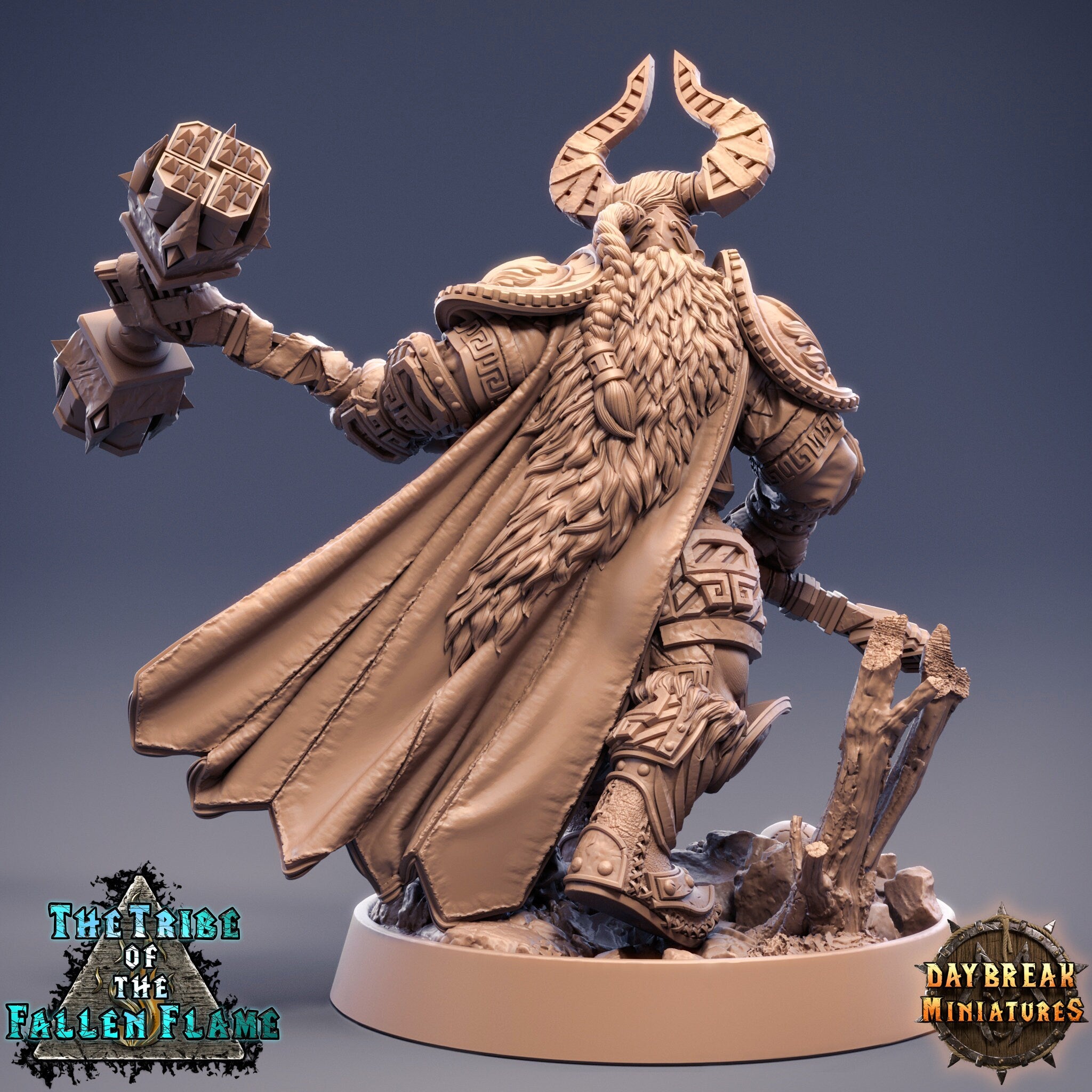 The Tribe Of The Fallen Flame - Gorden Shadowcaster, quest for glory, DayBreak Miniatures, for Wargames, Dungeons & Dragons TTRPG