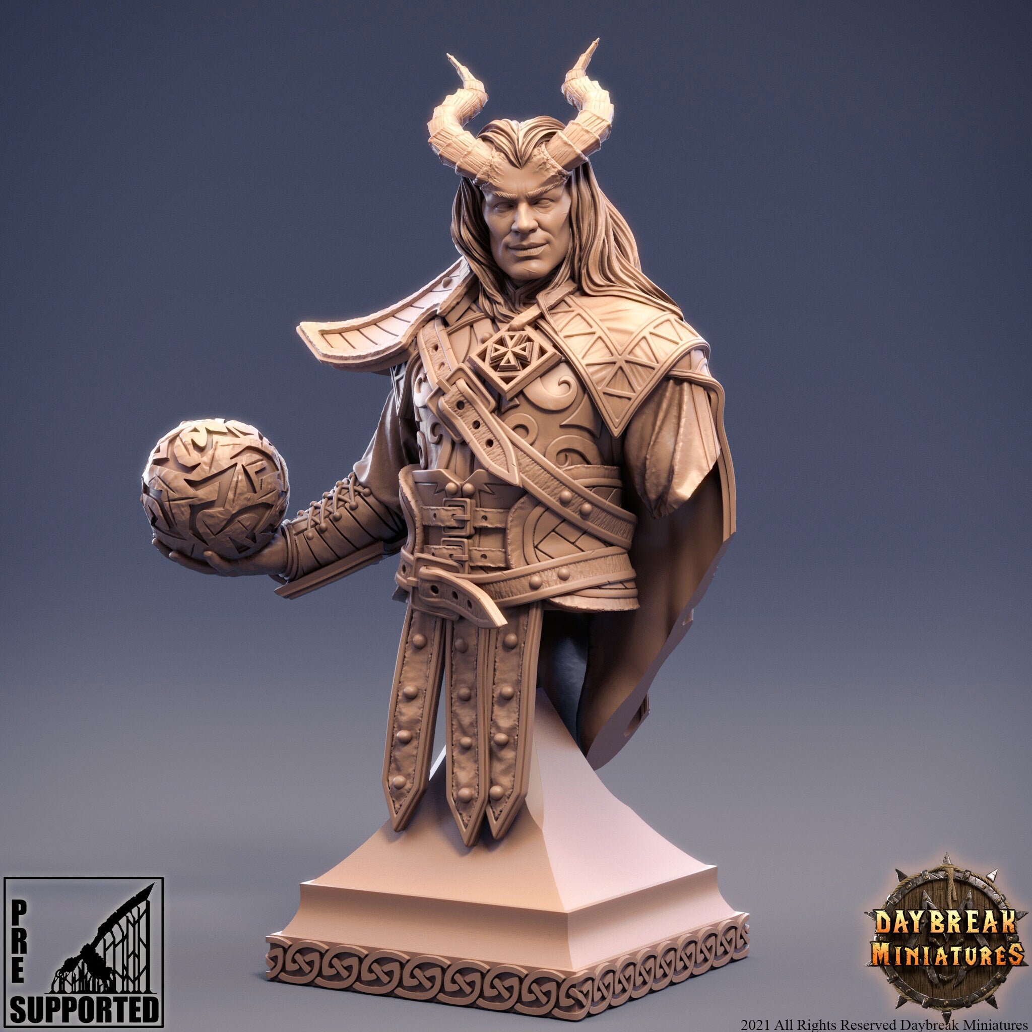 Emil Luckso - BUST, quest for glory, DayBreak Miniatures, for Wargames, Dungeons & Dragons TTRPG