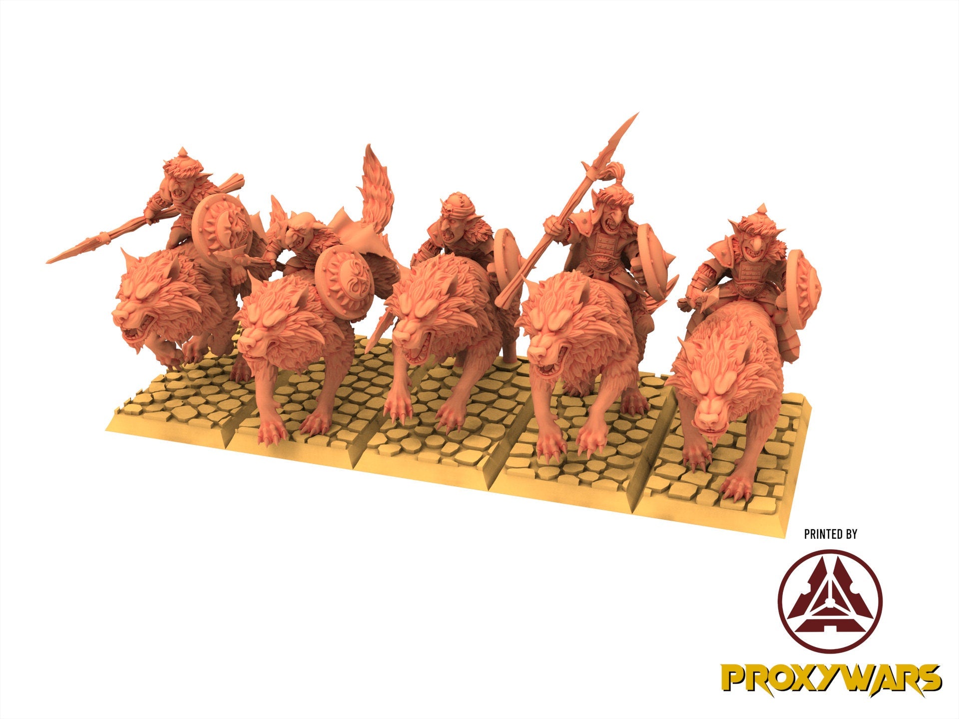 Orc & Goblin - Desert riders - The Black horde, utilisables pour Oldhammer, king of wars, 9th age