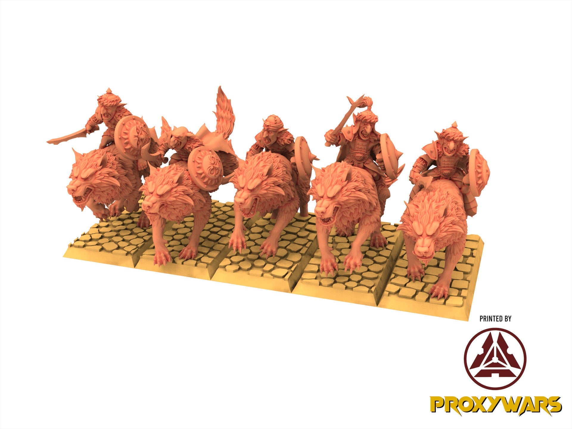 Orc & Goblin - Desert riders - The Black horde, utilisables pour Oldhammer, king of wars, 9th age