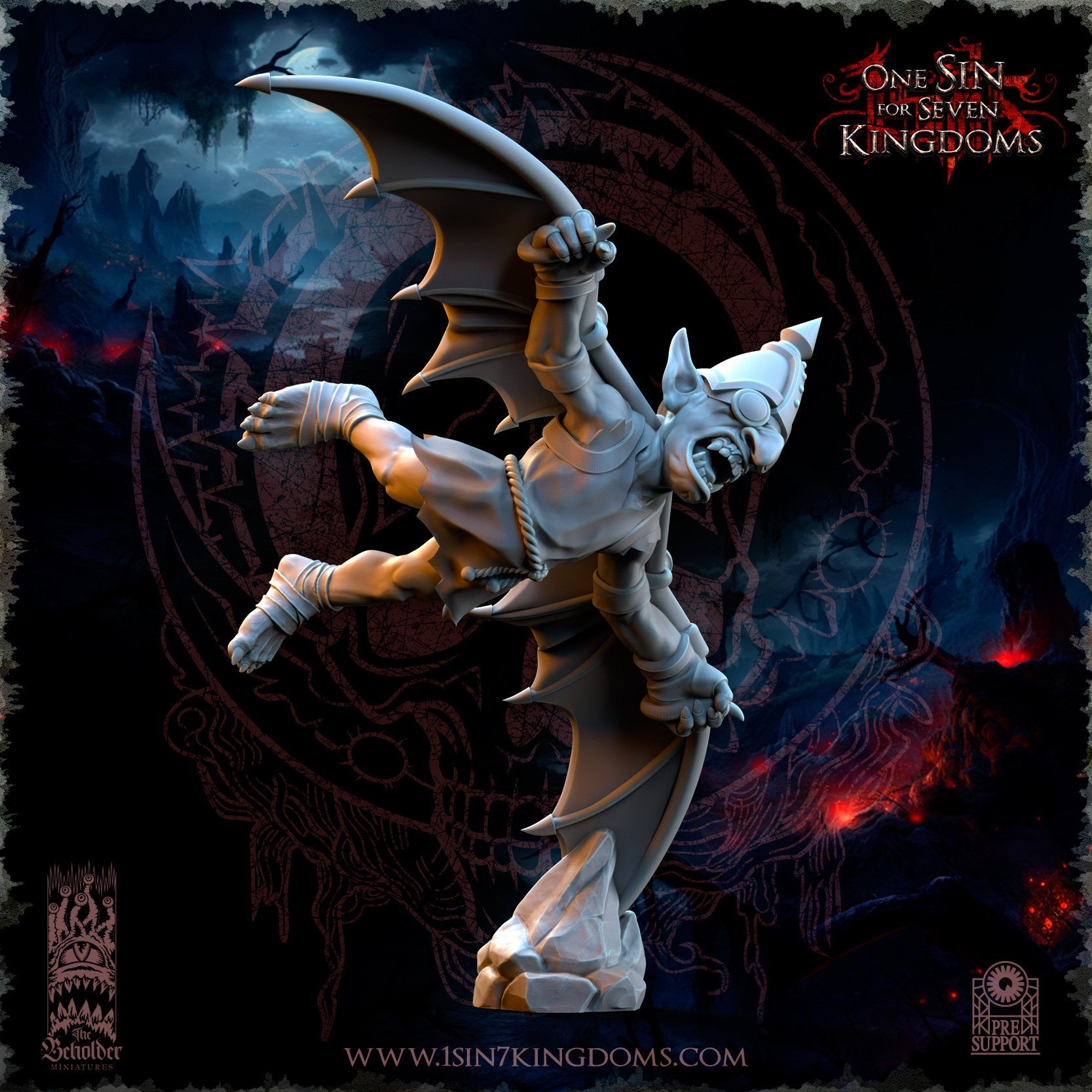 Orc & Goblin - Goblins Slingshot of Doom - The Black horde, utilisables pour Oldhammer, king of wars, 9th age